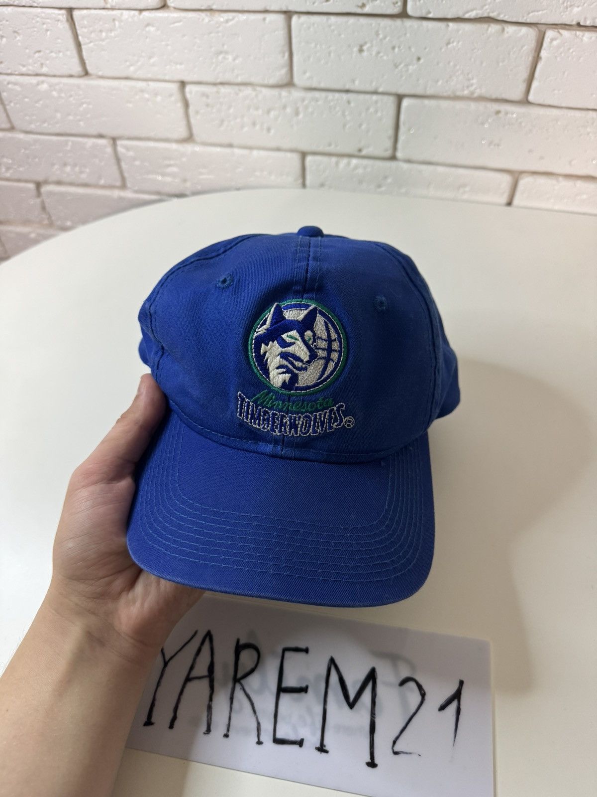 NBA Vintage 90’s Minnesota Timberwolves Hat Cap Size ONE SIZE - 2 Thumbnail
