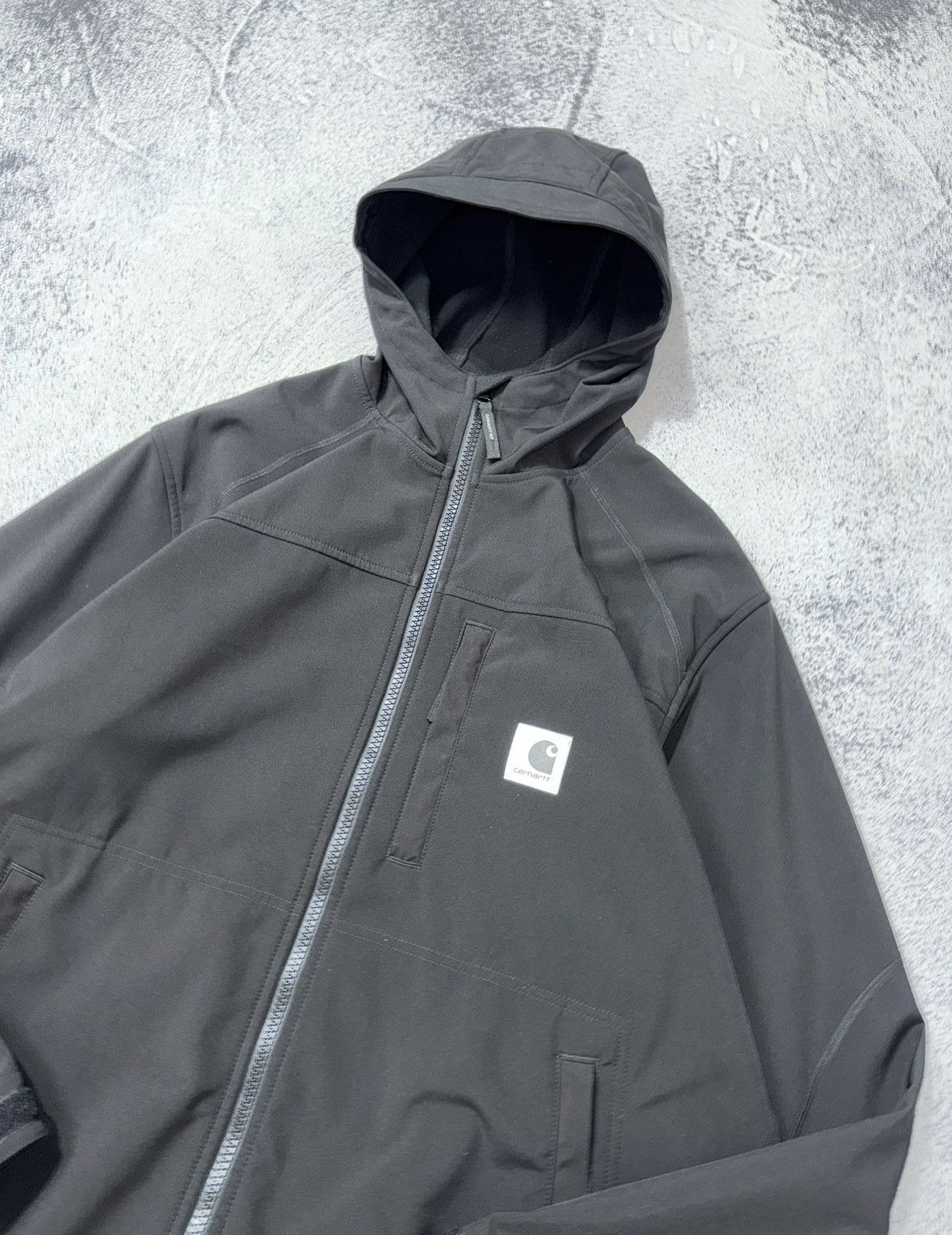 Carhartt × Carhartt Wip Carhartt WIP Softshell Reflective Logo Black Jacket Size XL Size US XL / EU 56 / 4 - 6 Thumbnail