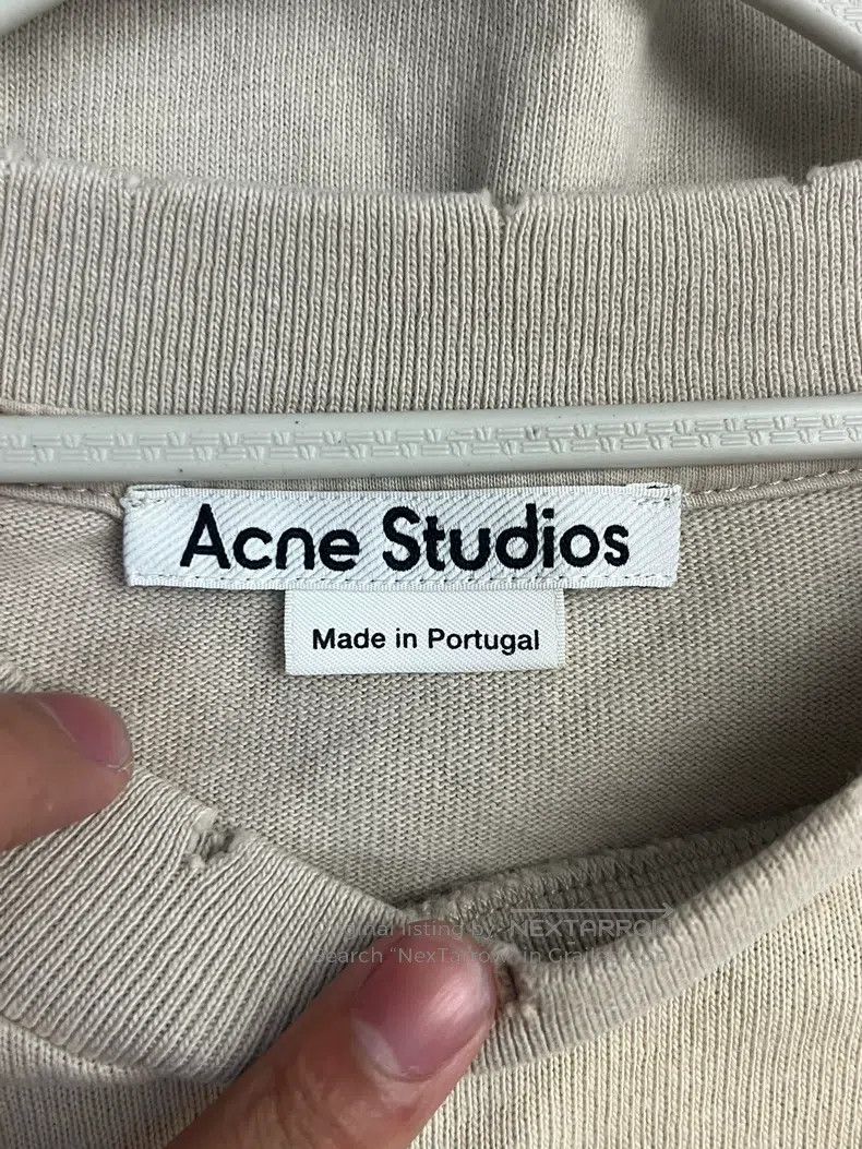 Acne Studios Acne Studios Pattern Printed Fake Two-piece Round Neck Hot Size XS / US 0-2 / IT 36-38 - 3 Thumbnail
