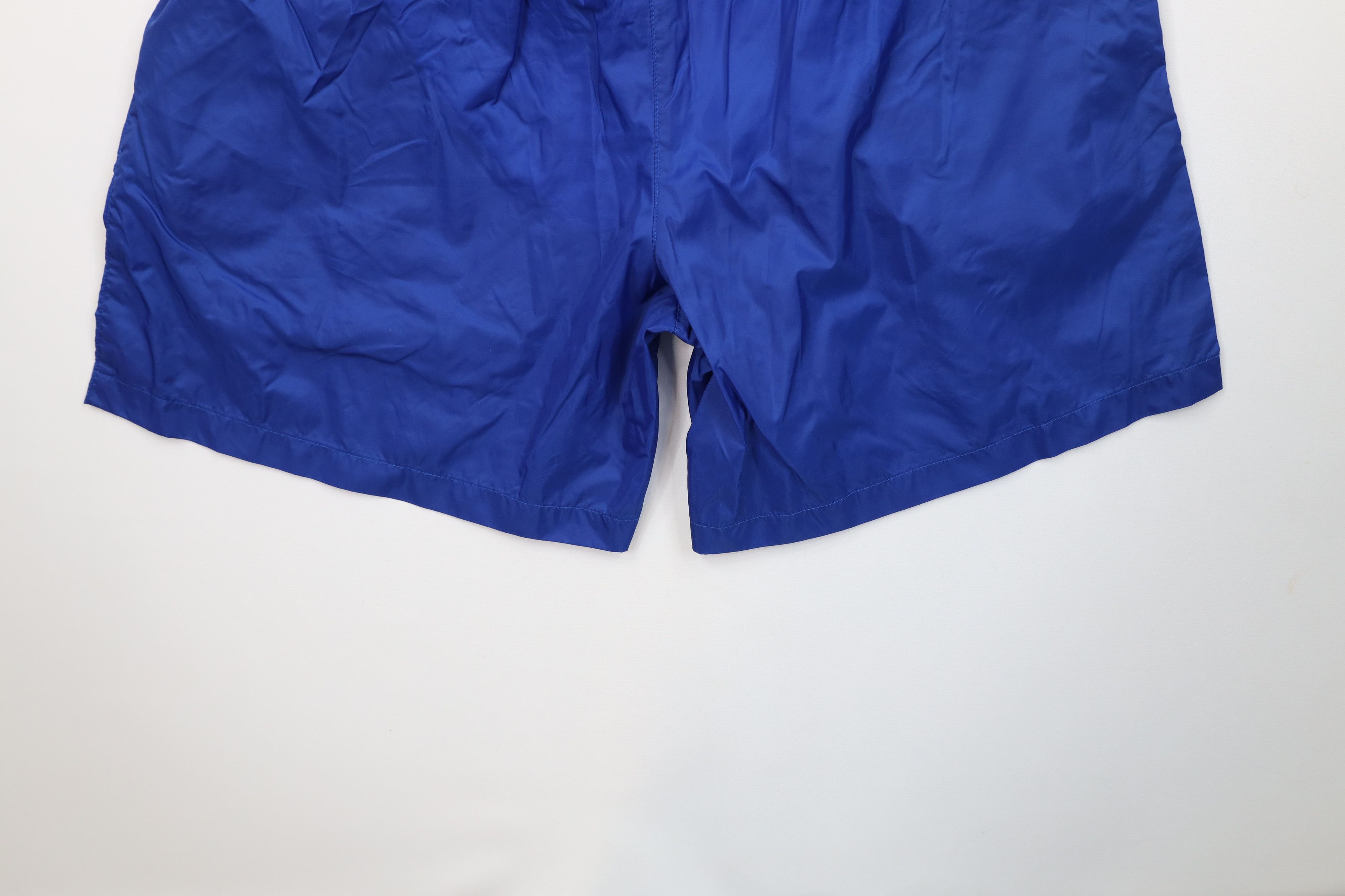 Reebok Vintage 90s Reebok Above Knee Windbreaker Shorts Blue Nylon Size US 34 / EU 50 - 12 Thumbnail