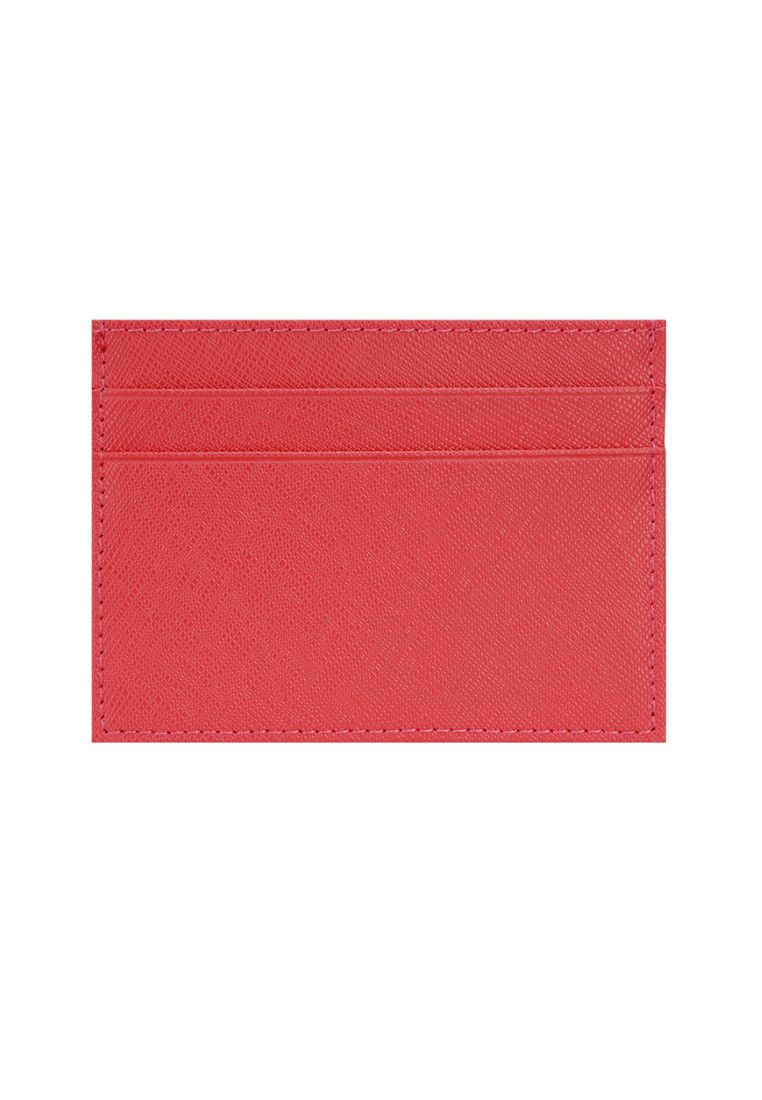 Other Rose Red Grained Leather Card Holder Size ONE SIZE - 1 Thumbnail