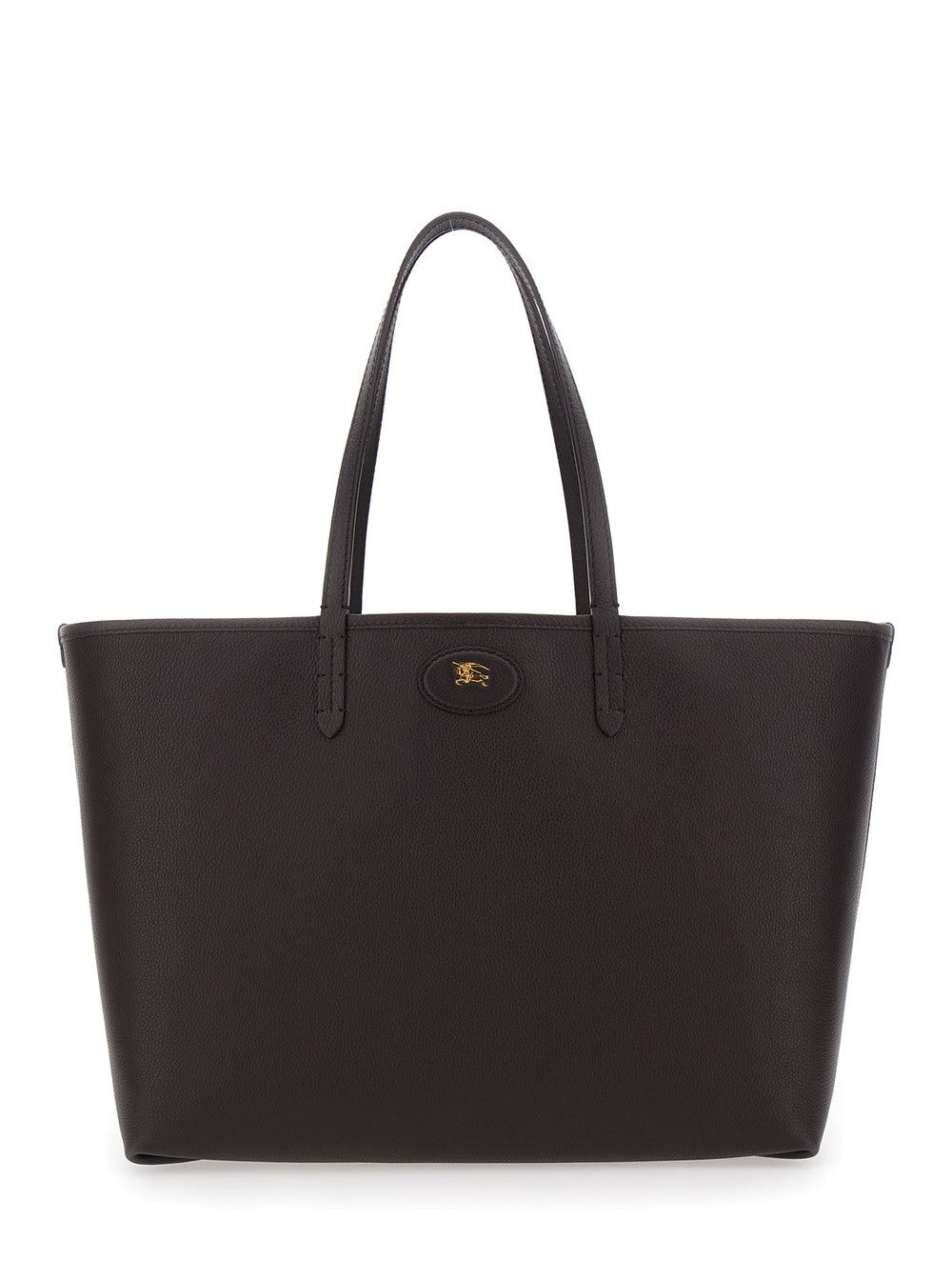 Burberry Brown Reversible Tote Bag with EKD Patch on the Front in Leather for Women Size ONE SIZE - 1 Thumbnail