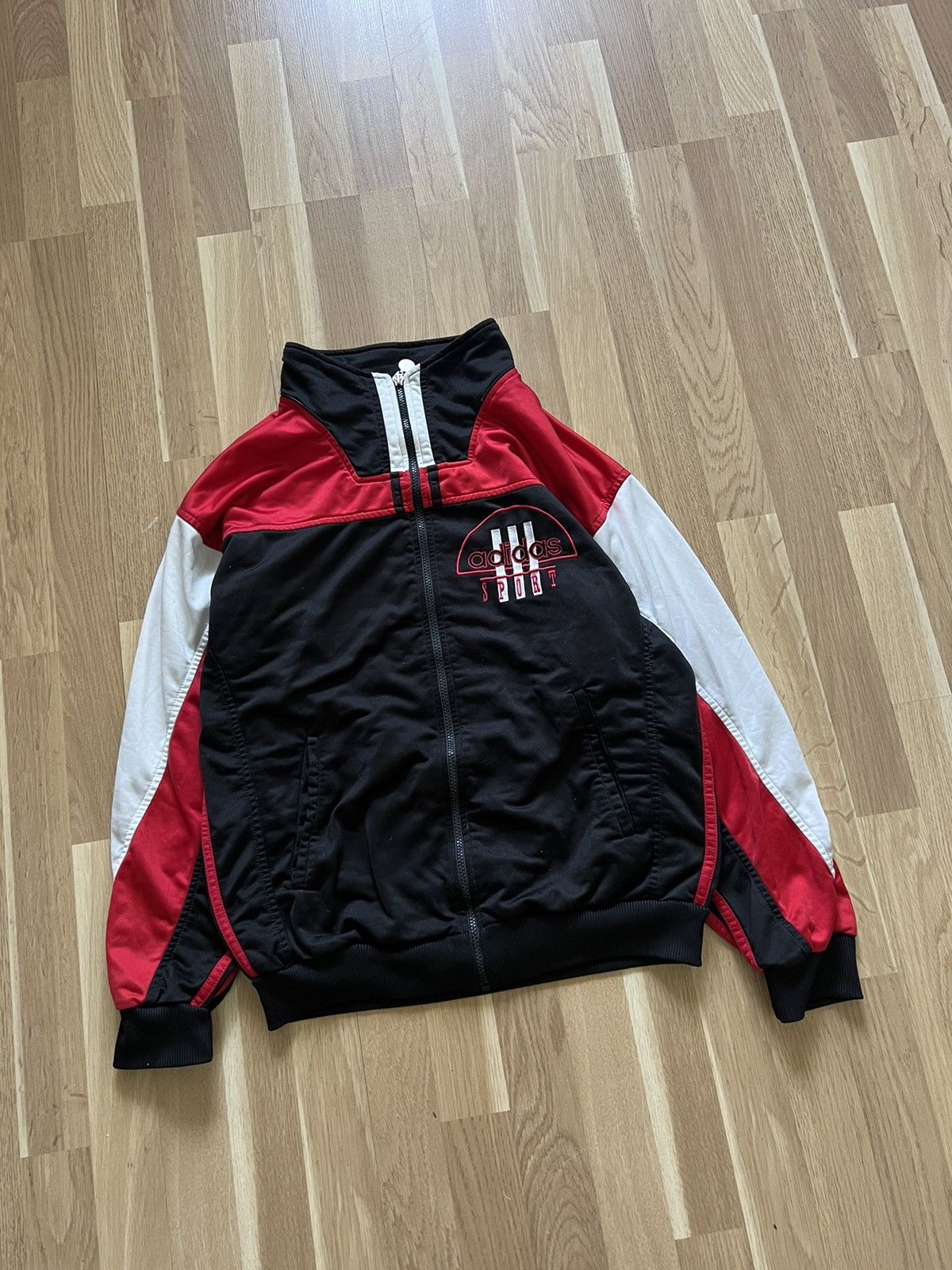 Adidas × Vintage Adidas Sport vintage 90s zip up track jacket opium Size US M / EU 48-50 / 2 - 3 Thumbnail