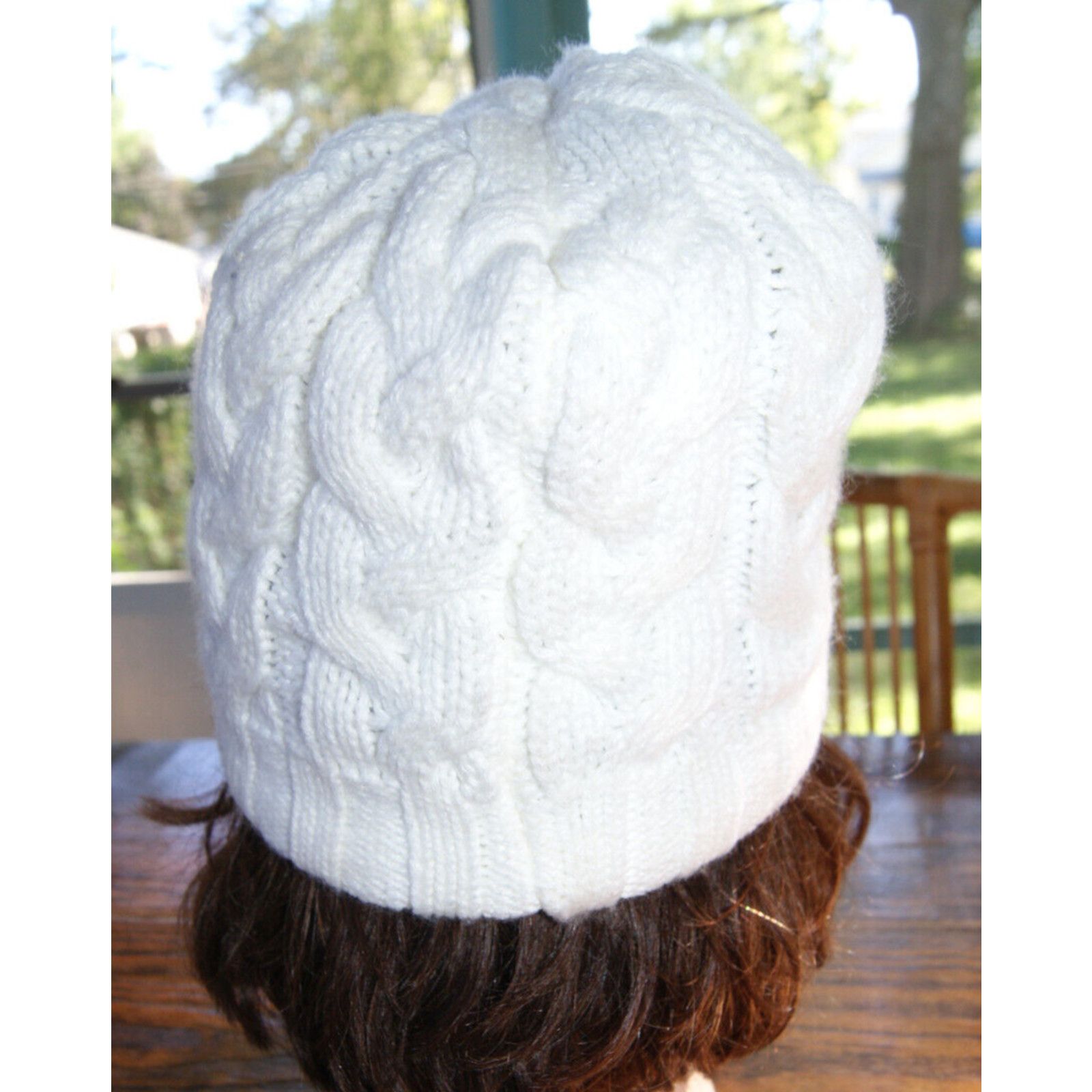 Adidas Adidas Women’s Brimmed Cable Knit Beanie Hat Cap Fleece Line Size ONE SIZE - 5 Thumbnail