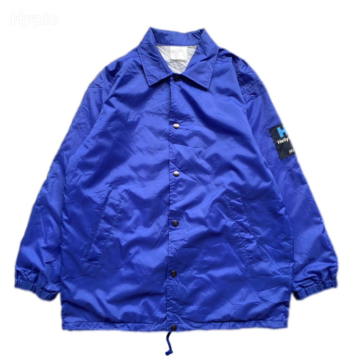 Helly Hansen × Japanese Brand × Vintage 🔥VINTAGE HELLY HANSEN COACH JACKET RARE BLUE Size US L / EU 52-54 / 3 - 1 Thumbnail