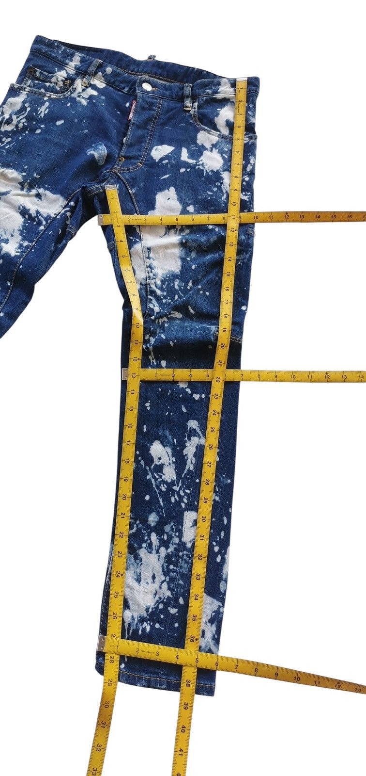 Dsquared2 Dsquared2 Splattered Denim Jeans Size US 32 / EU 48 - 12 Thumbnail