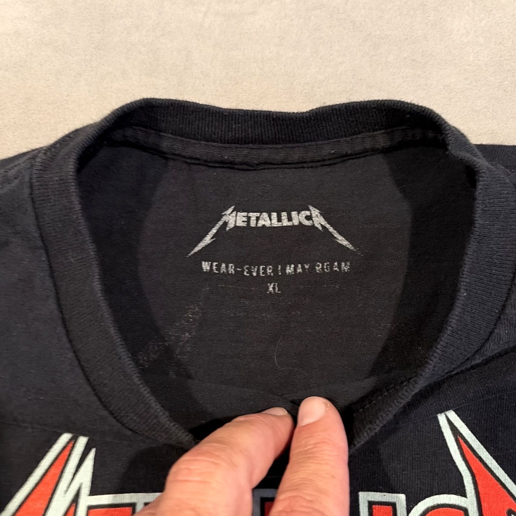 Etro RARE Metallica 2021 Secret Show Chicago Metro T Shirt XL Black Cotton Crew Neck Short Sleeve Graphic Print Size US XL / EU 56 / 4 - 3 Thumbnail