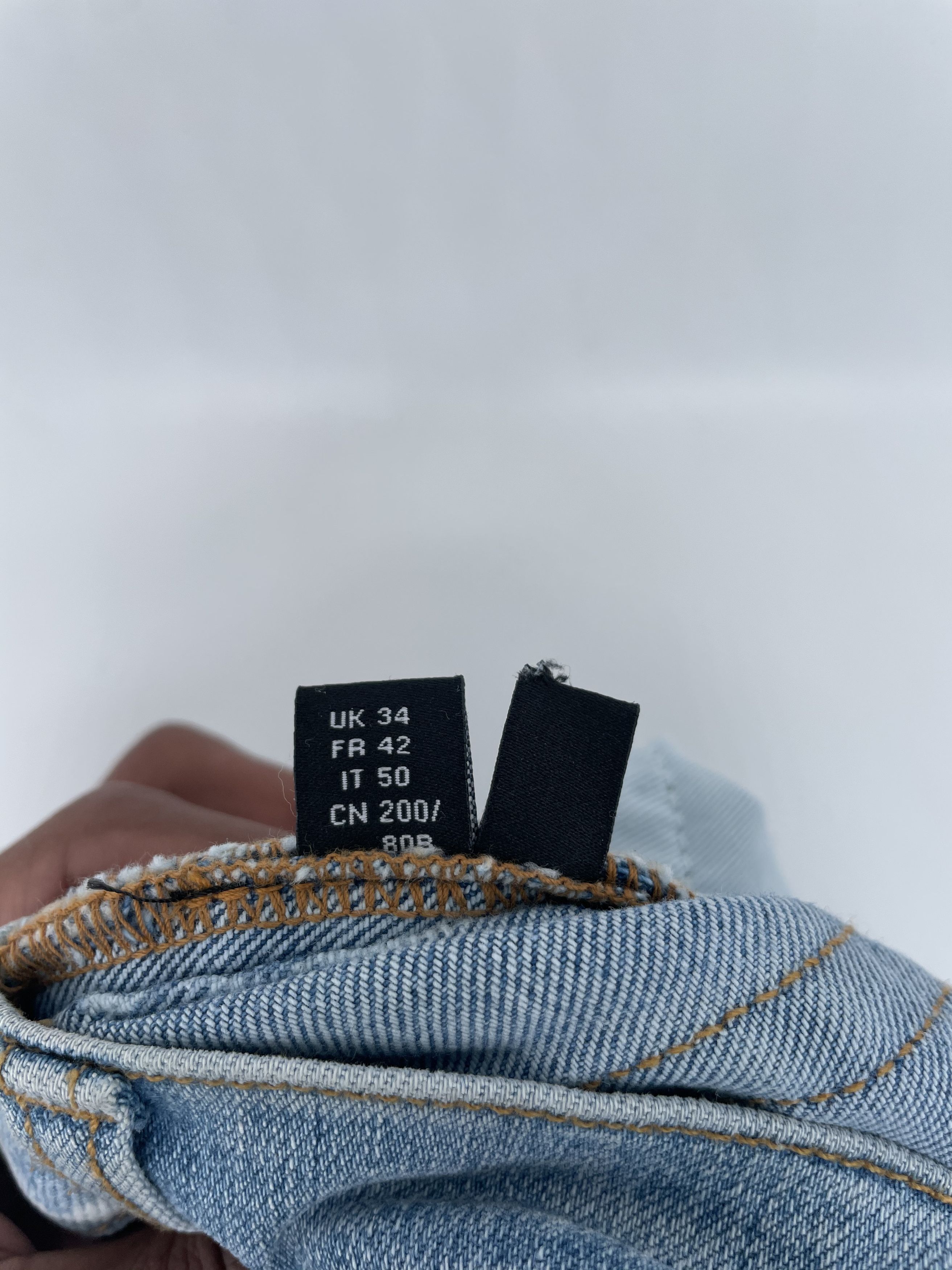 Amiri AMIRI (Zig Zag Light Indigo Jeans) Size US 34 / EU 50 - 11 Thumbnail
