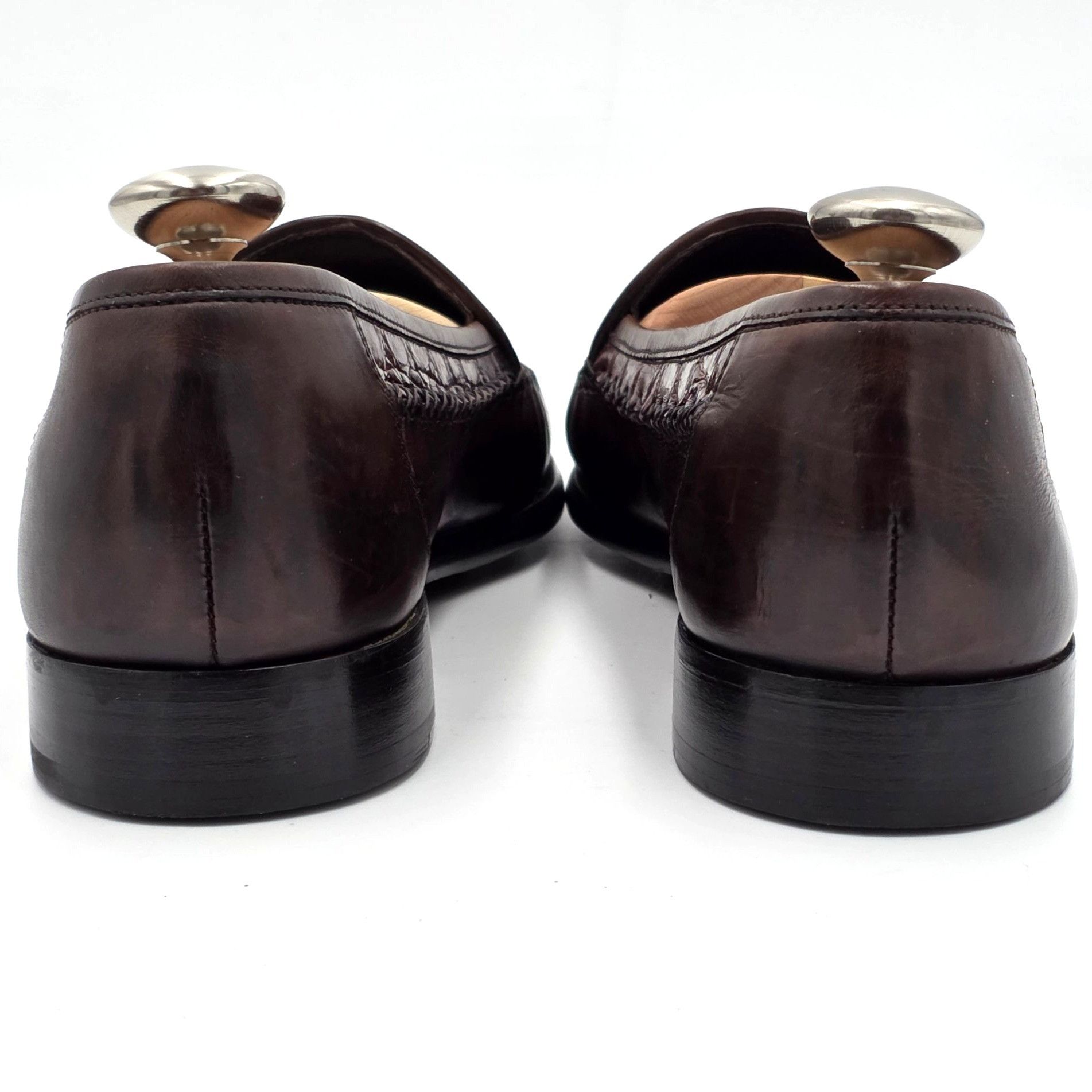Bragano Worn once? Vintage Bragano Exotic Alligator Italy Loafer 8.5 Size US 8.5 / EU 41-42 - 8 Thumbnail