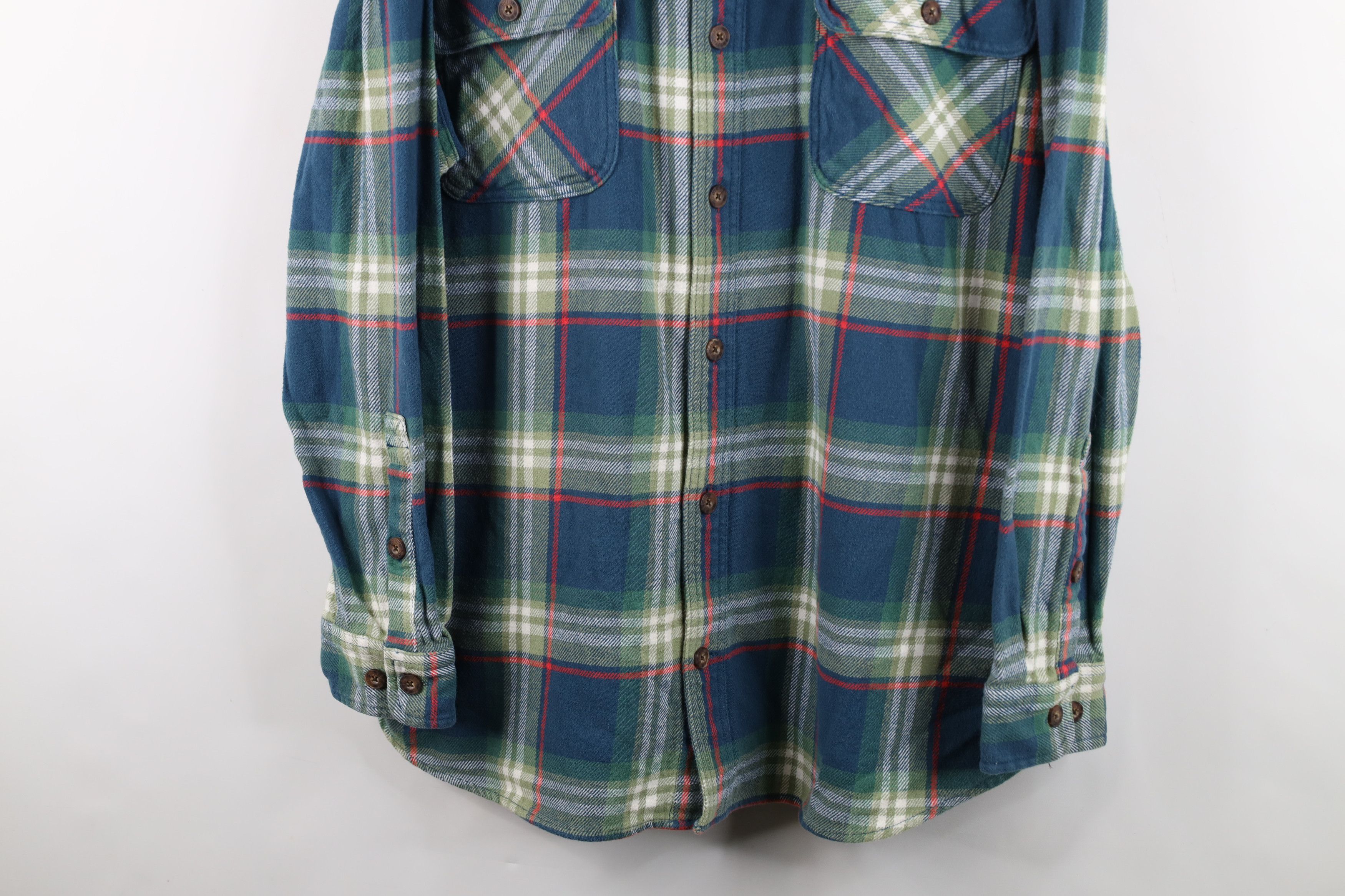 Duluth Trading Company Duluth Trading Co Double Pocket Flannel Button Shirt Plaid Size US XXL / EU 58 / 5 - 3 Thumbnail