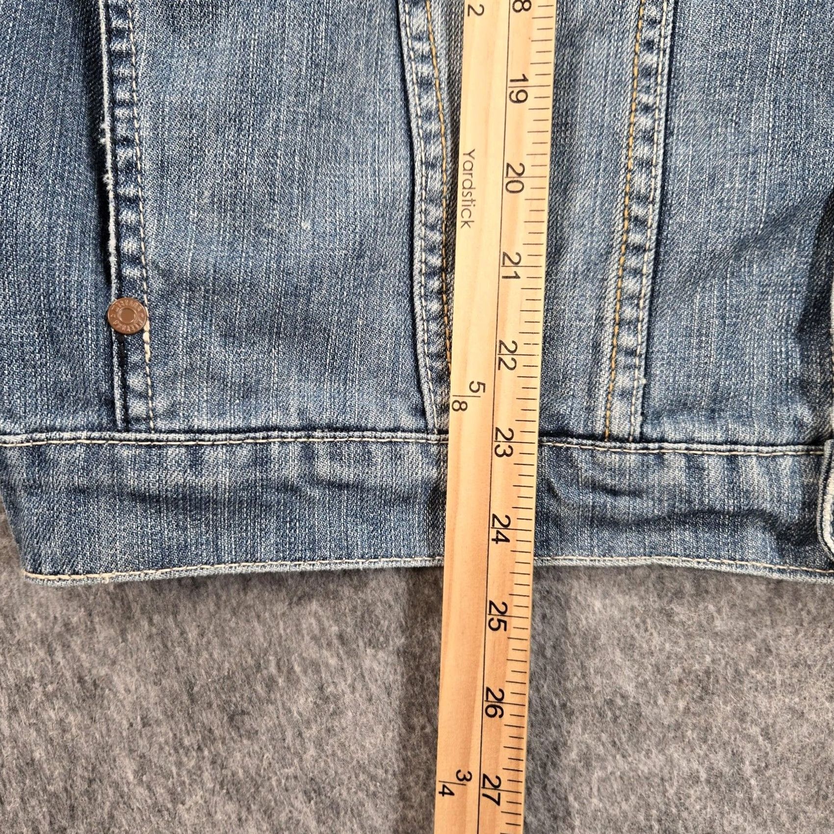 Denime VINTAGE Northwest Wood Jacket Mens L Blue Denim Trucker Button Front Biker Casual Size US L / EU 52-54 / 3 - 4 Thumbnail