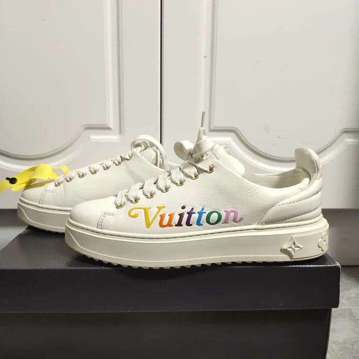 Louis Vuitton Louis Vuitton Time Out Rainbow Low-top Sneakers 0079 Size US 6 / IT 36 - 1 Thumbnail