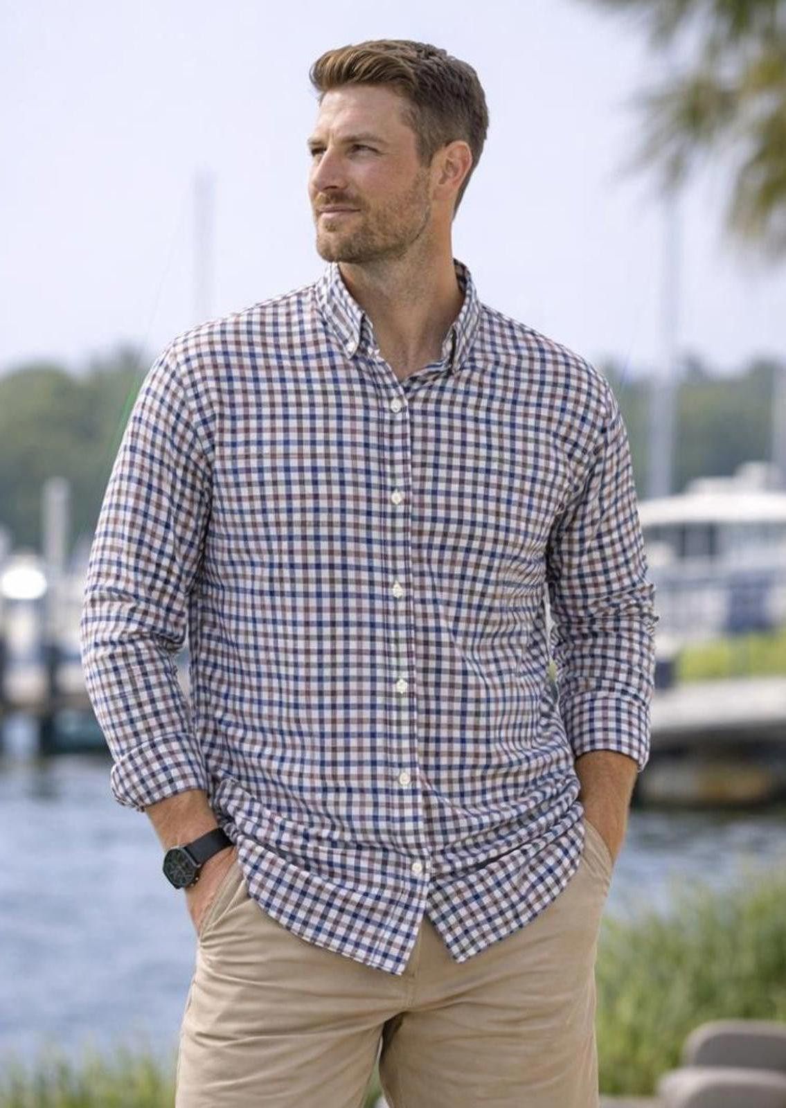 Other Oak Hill Continuous Comfort Plaid Button Down Shirt Size ? Size US M / EU 48-50 / 2 - 1 Thumbnail