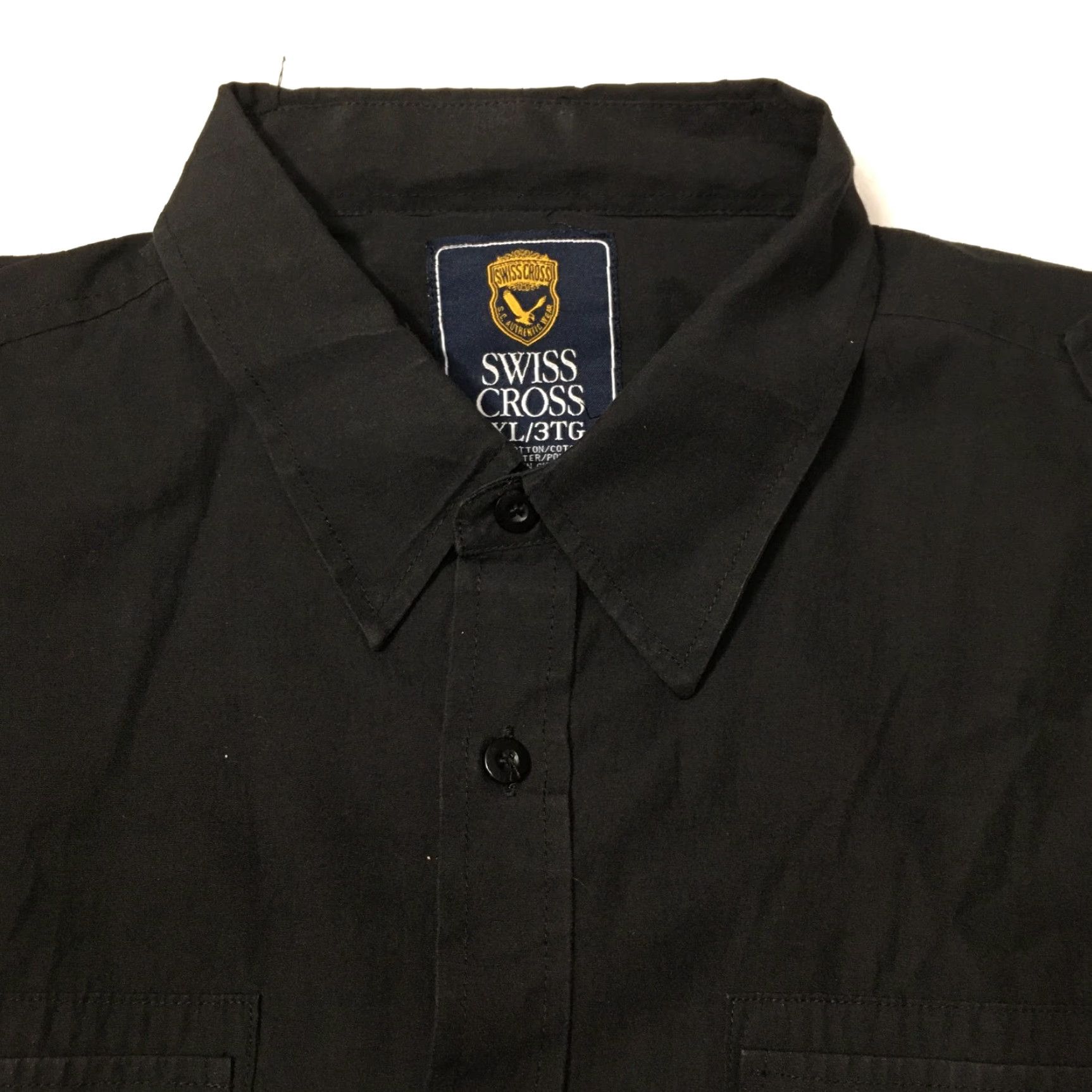 Vintage Swiss Cross Commander shirt Men's Universal Security Uniform black 3XL Cotton Blend Men’s Flying Cross (Vintage/Pre-owned) Size US XXL / EU 58 / 5 - 2 Thumbnail