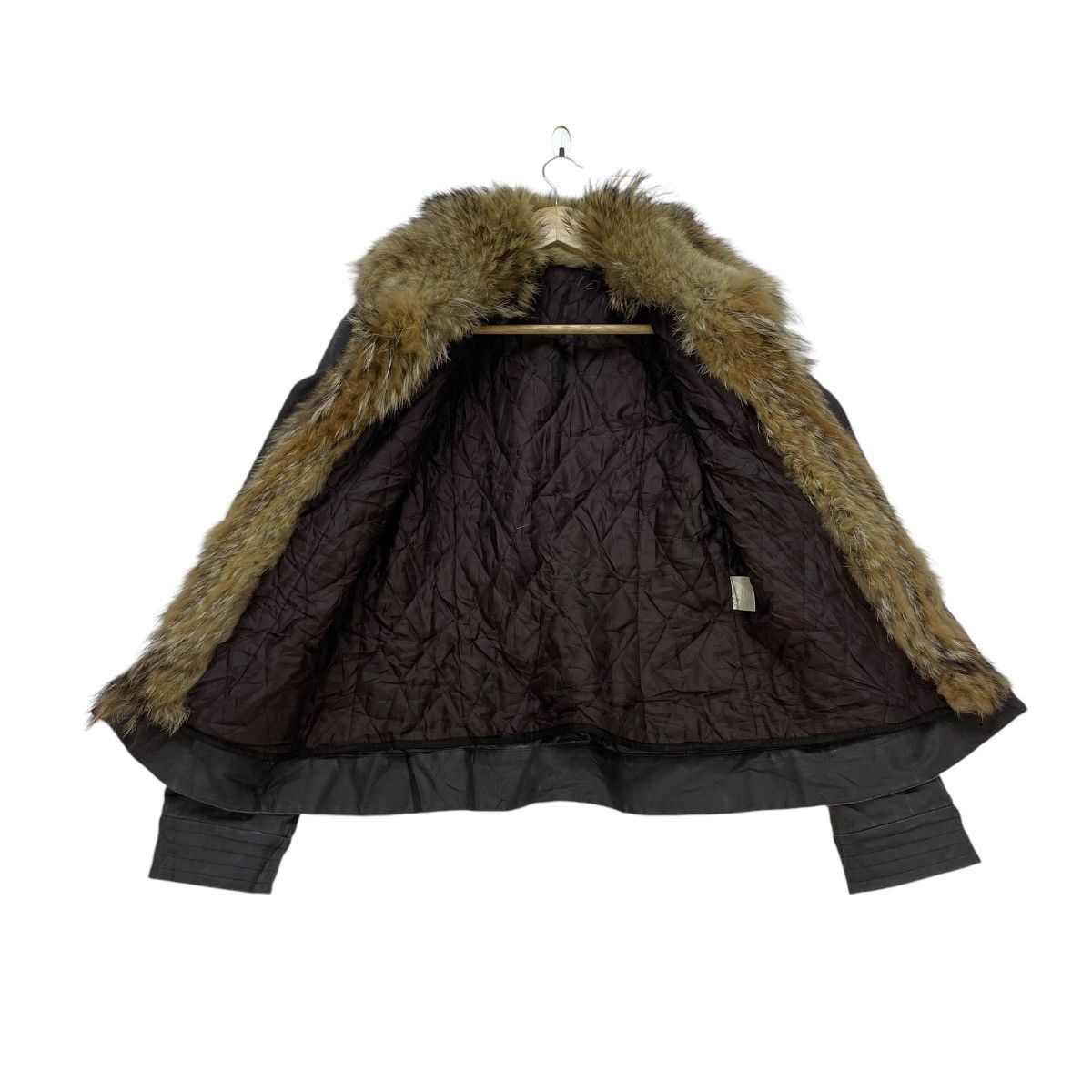Le Grande Bleu (L.G.B.) × Michel Klein Michel Klein Paris Faux Fur Crop Jacket Size S / US 4 / IT 40 - 4 Thumbnail