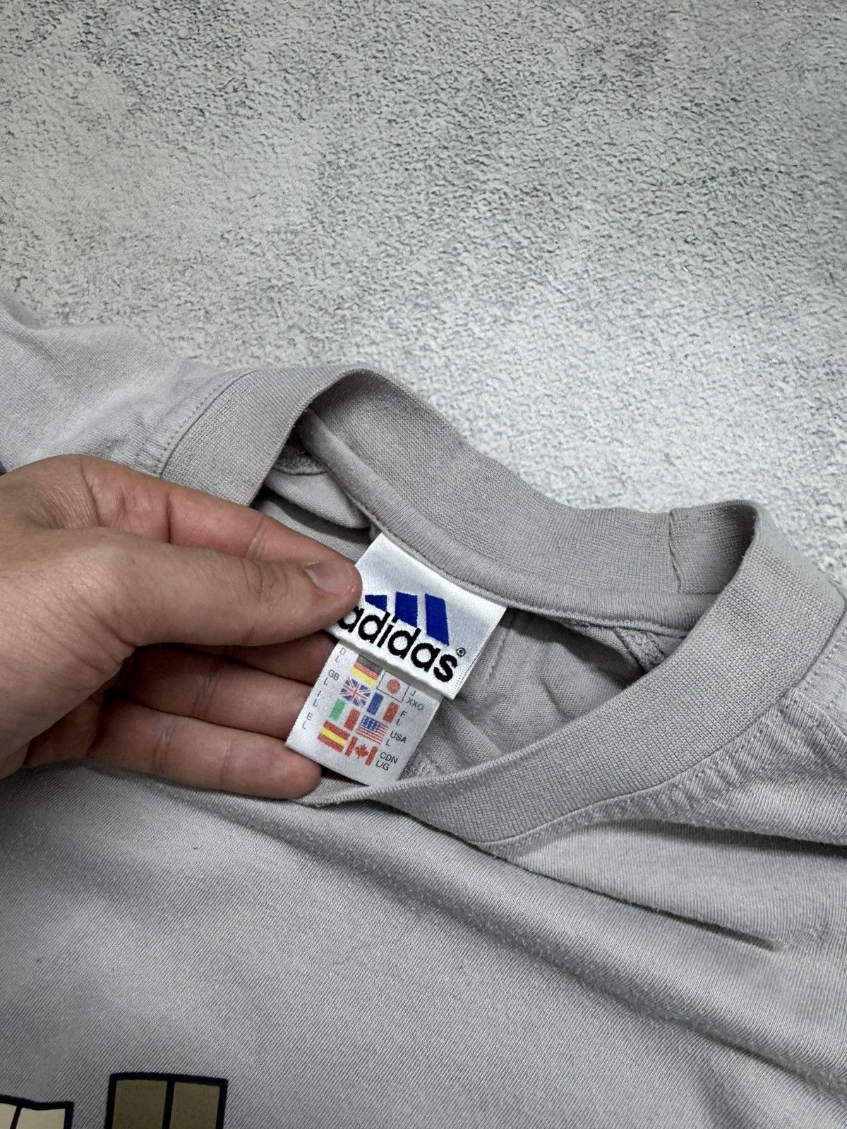 Adidas Vintage Adidas Big Logo Long Sleeve 90’s Size US L / EU 52-54 / 3 - 8 Thumbnail