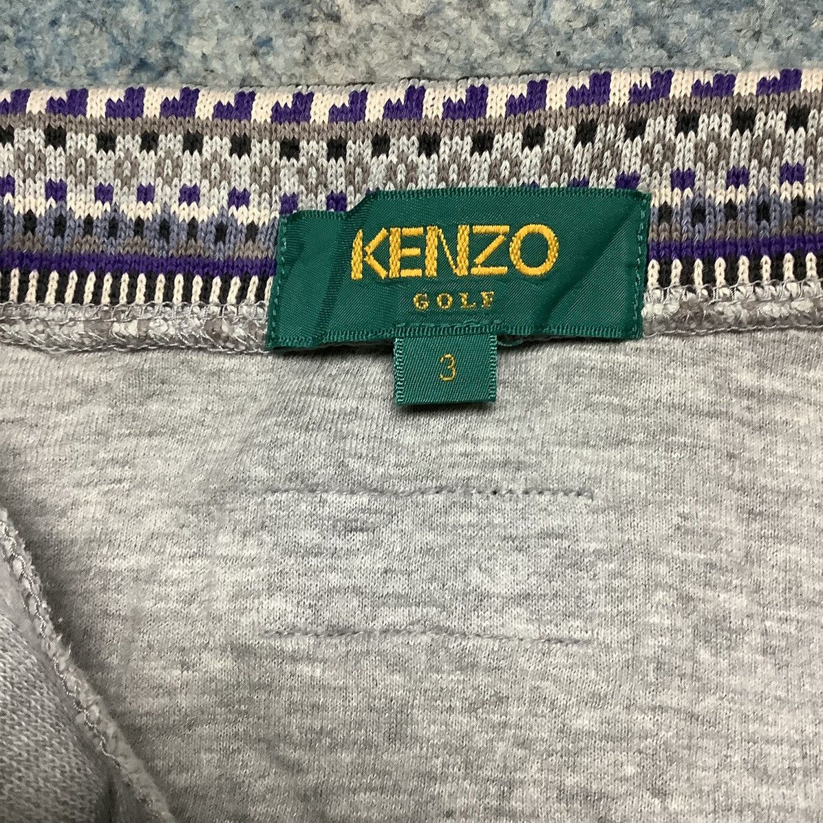 Kenzo × Vintage Sweatshirts Kenzo Golf Size US L / EU 52-54 / 3 - 4 Thumbnail