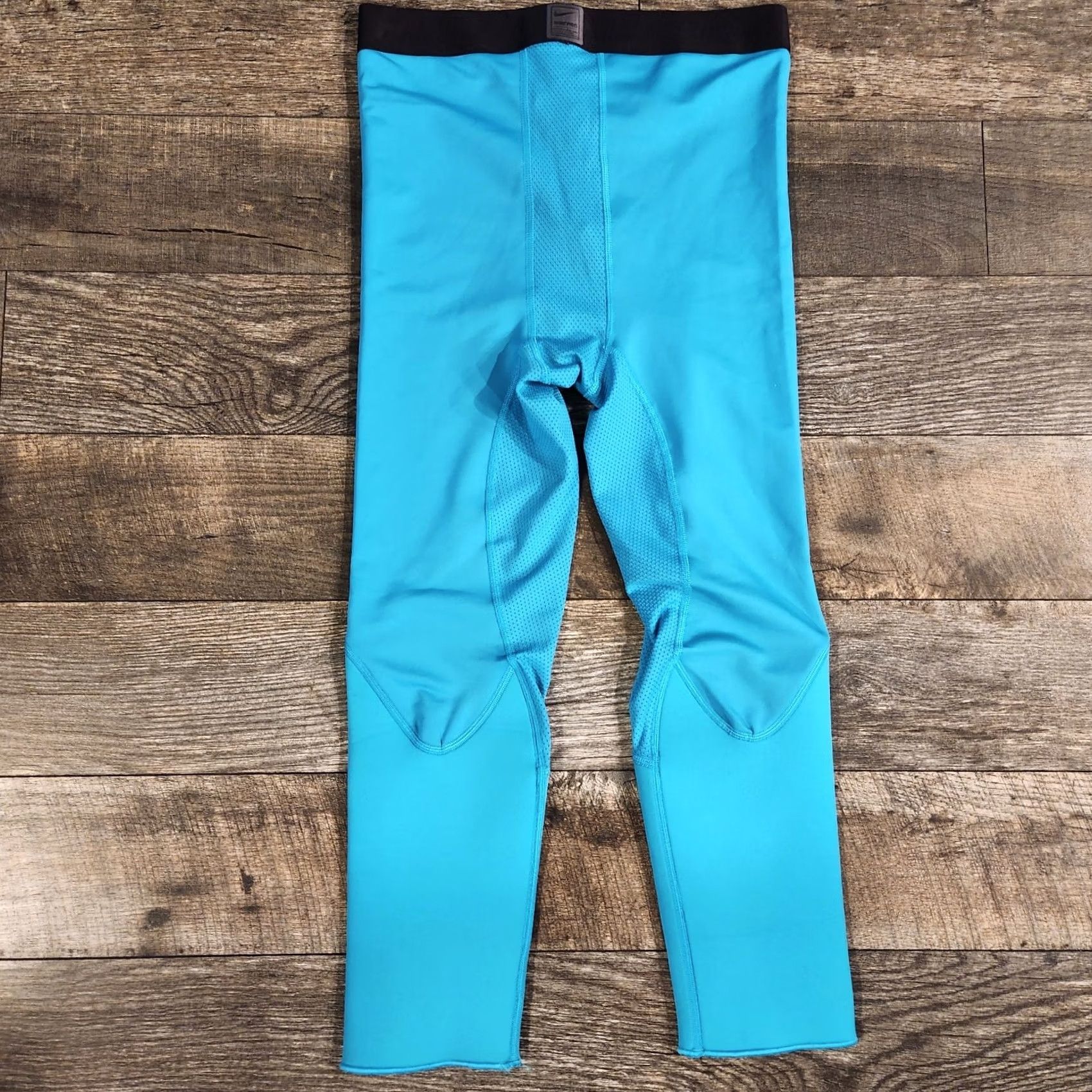 Nike Nike NBA Pro Hyperstrong Padded Compression Tights 3/4 Mens Medium Teal Size US 31 - 6 Thumbnail