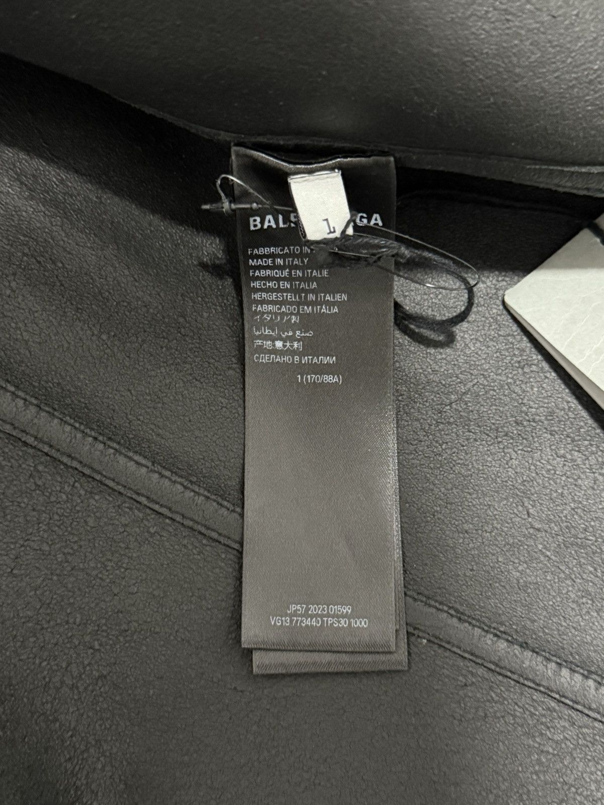 Balenciaga Balenciaga Garde-Robe leather shirt jacket size 1 Size US M / EU 48-50 / 2 - 9 Thumbnail