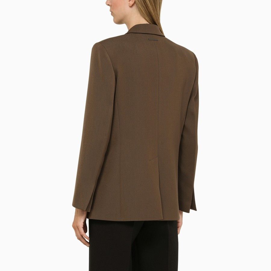 Calvin Klein o1d2blof0824 Double-Breasted Jacket in Brown Size M / US 6-8 / IT 42-44 - 3 Thumbnail