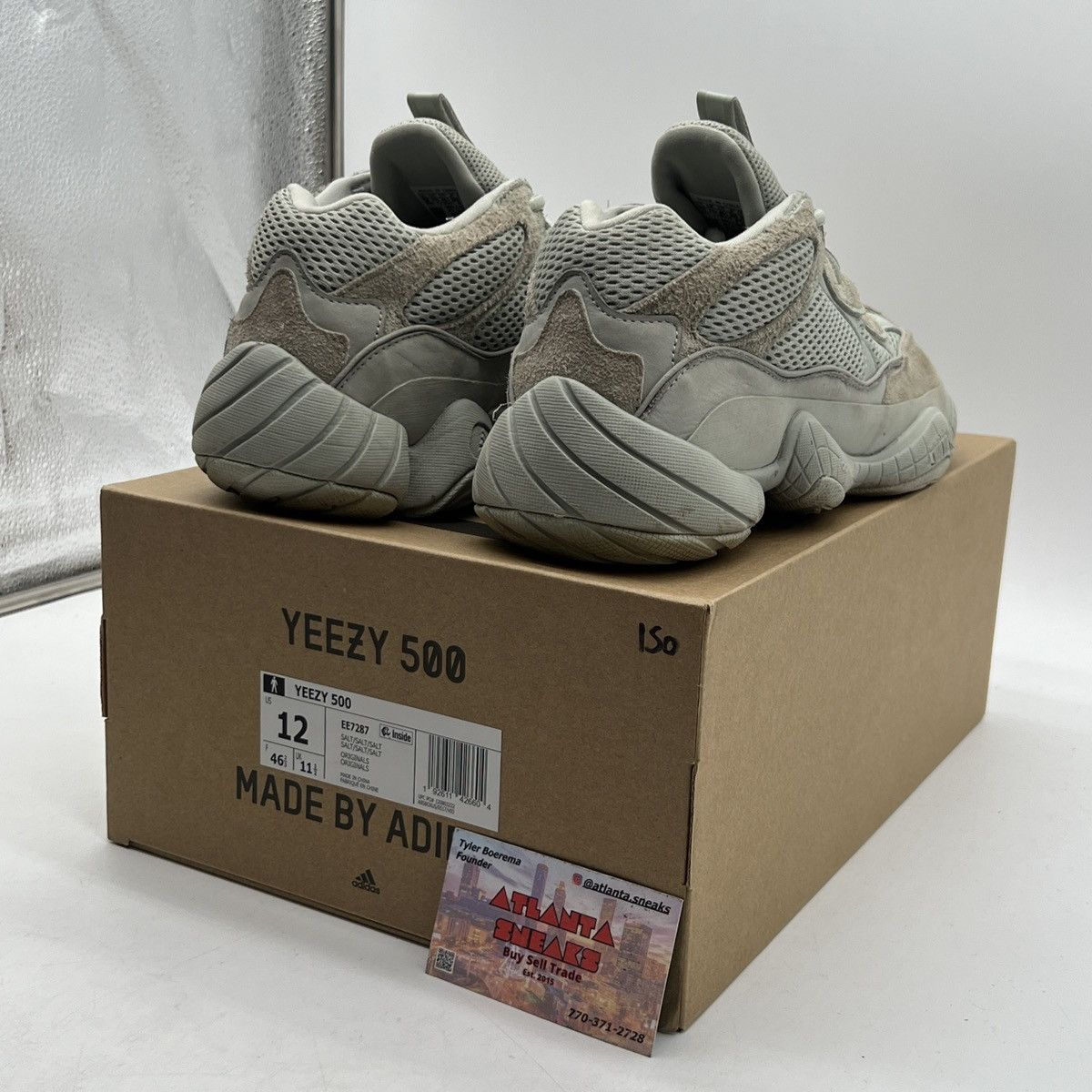 Adidas Yeezy 500 salt Size US 12 / EU 45 - 5 Thumbnail