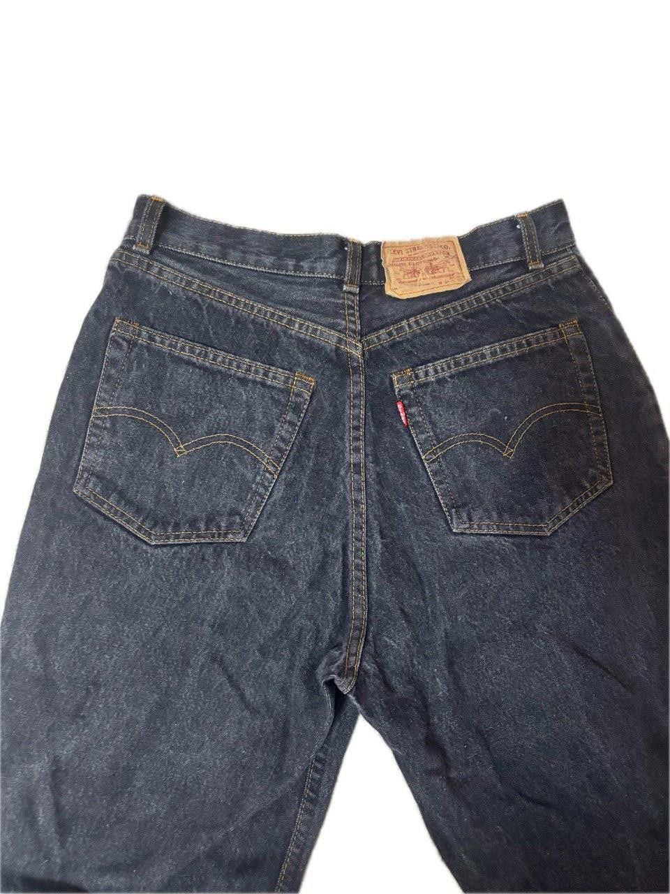 Levi's Vintage Clothing Vintage Levi's 901 High Waisted Skinny Jeans 90s-RARE FRANCE Size 31" - 19 Thumbnail