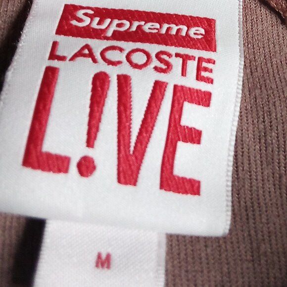 Supreme Supreme x Lacoste Velour Half-Zip Track Top Mauve Size US M / EU 48-50 / 2 - 4 Thumbnail
