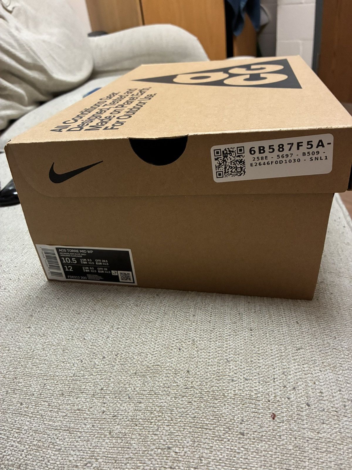 Nike Nike ACG Torre Mid Waterproof Pecan Size US 10.5 / EU 43-44 - 8 Thumbnail