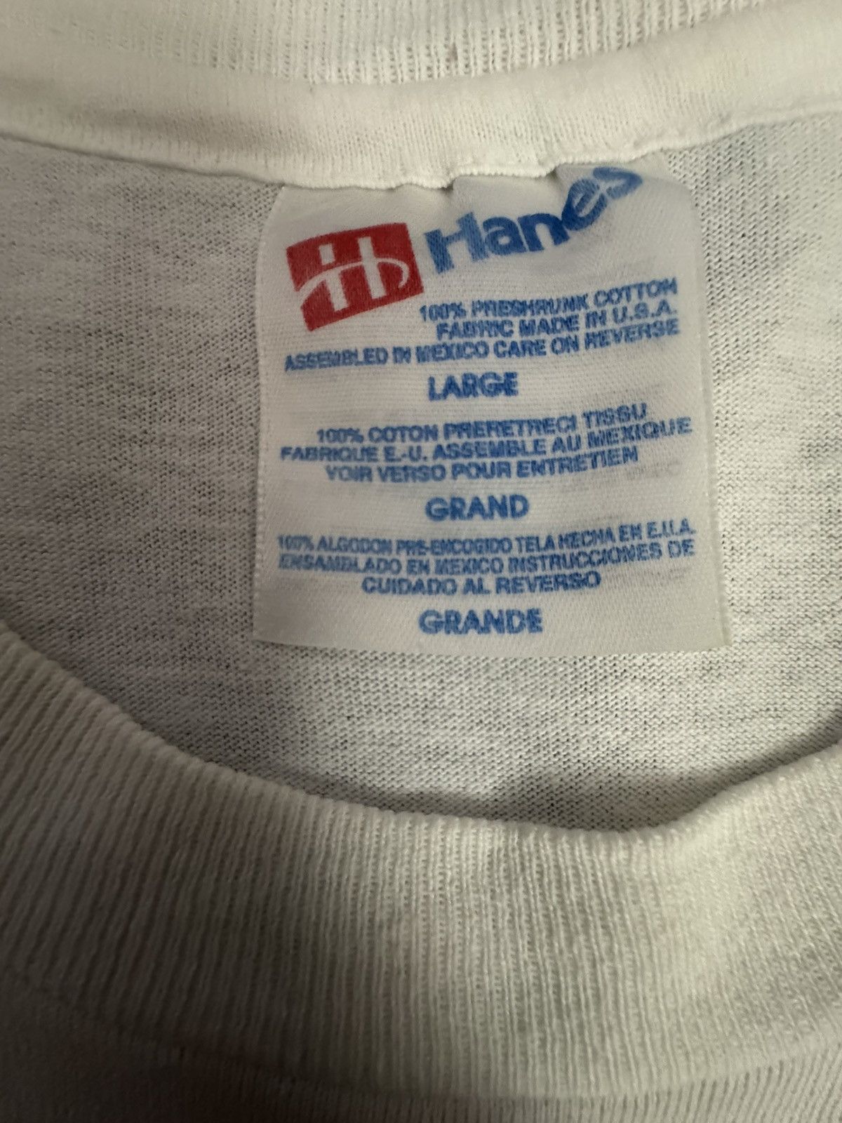 Hanes Vintage 1996 In The Round Tour Shirt Size Large Size US L / EU 52-54 / 3 - 3 Thumbnail