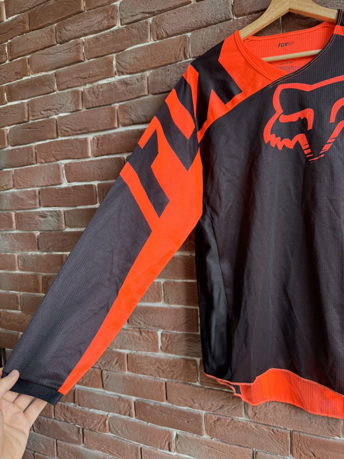 Fox Racing × Vintage Vintage Fox racing jersey size M big logo Moto racing Size US M / EU 48-50 / 2 - 3 Thumbnail