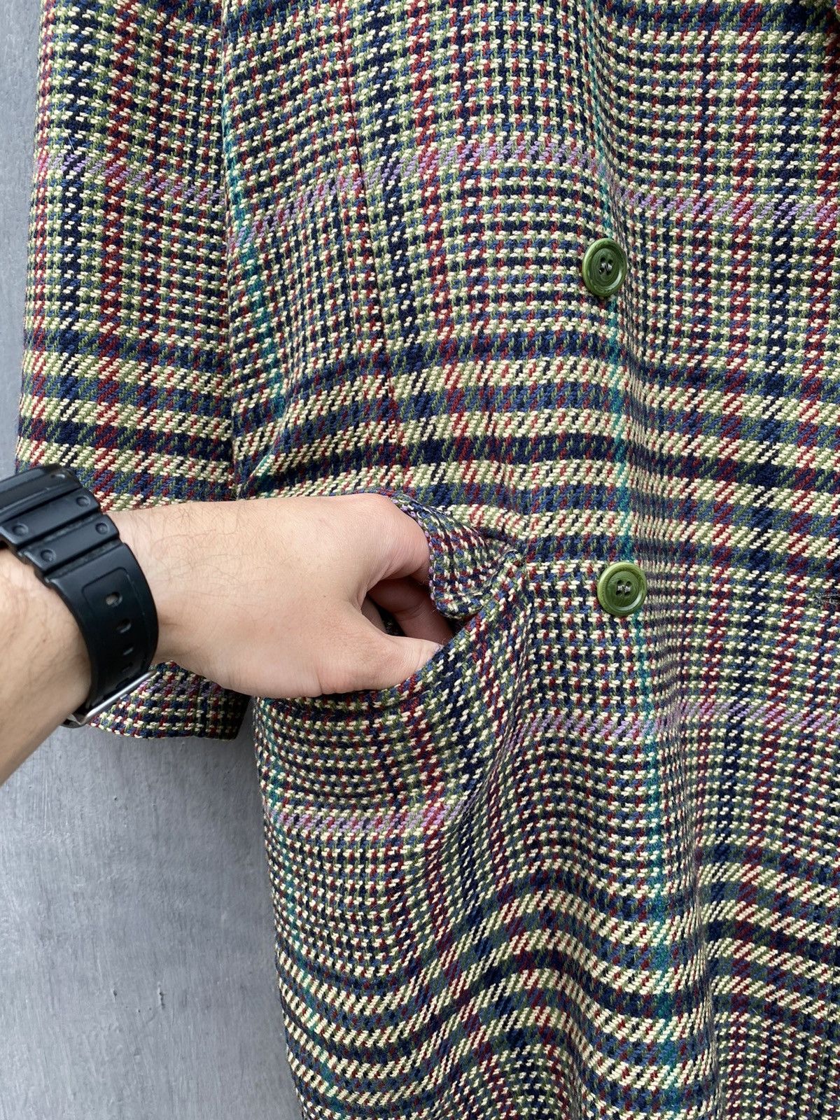 Jil Sander Jil Sander Vintage Plaid Wool/Cashmere Blazer Jacket Size 34 Size XS / US 0-2 / IT 36-38 - 5 Thumbnail