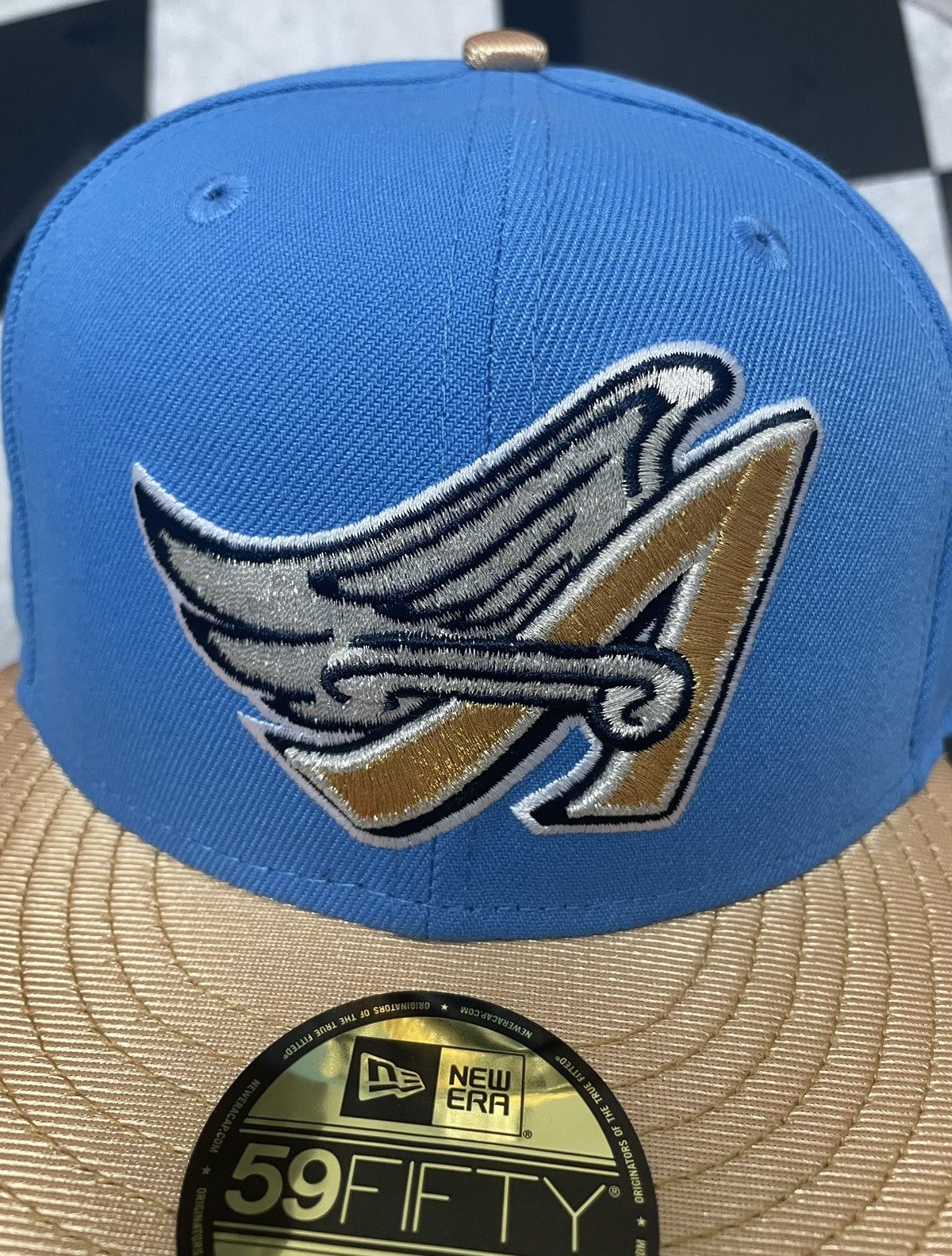 New Era 🔥Exclusive Angels fitted size 7 Size ONE SIZE - 2 Thumbnail