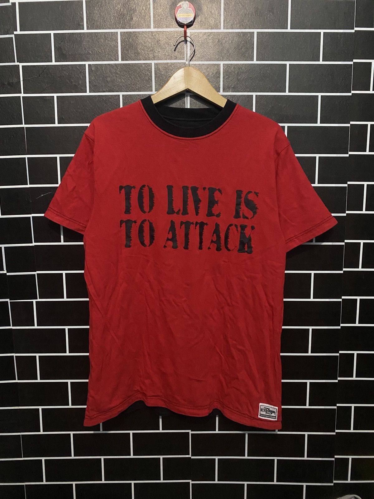 Band Tees Eikichi Yazawa reversible tshirt band E yazawa very rare tee Size US L / EU 52-54 / 3 - 1 Thumbnail