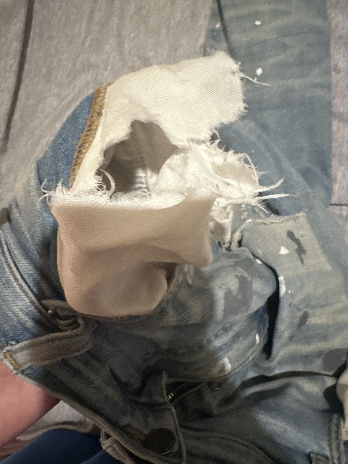 MARBLE MX1 JEAN Clay Indigo Straight-Fit Jeans Size 36