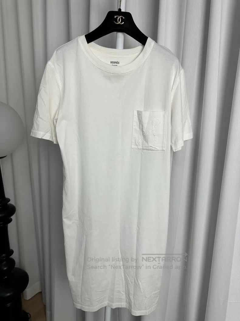 Hermes White Dress