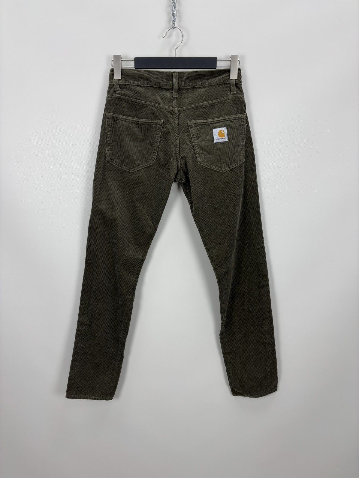 Carhartt Mens corduroy pants Carhartt Size 28x32 Color Green Size US 28 / EU 44 - 5 Thumbnail