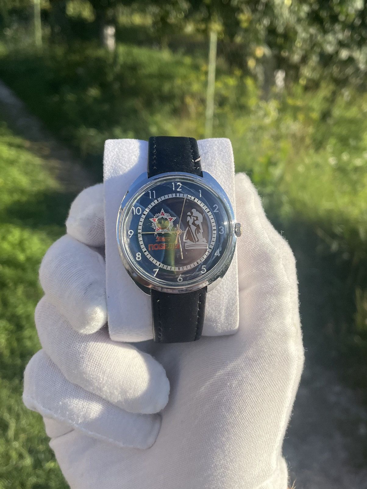 Vintage Watch Raketa Mechanical Retro Wristwatch 1990s