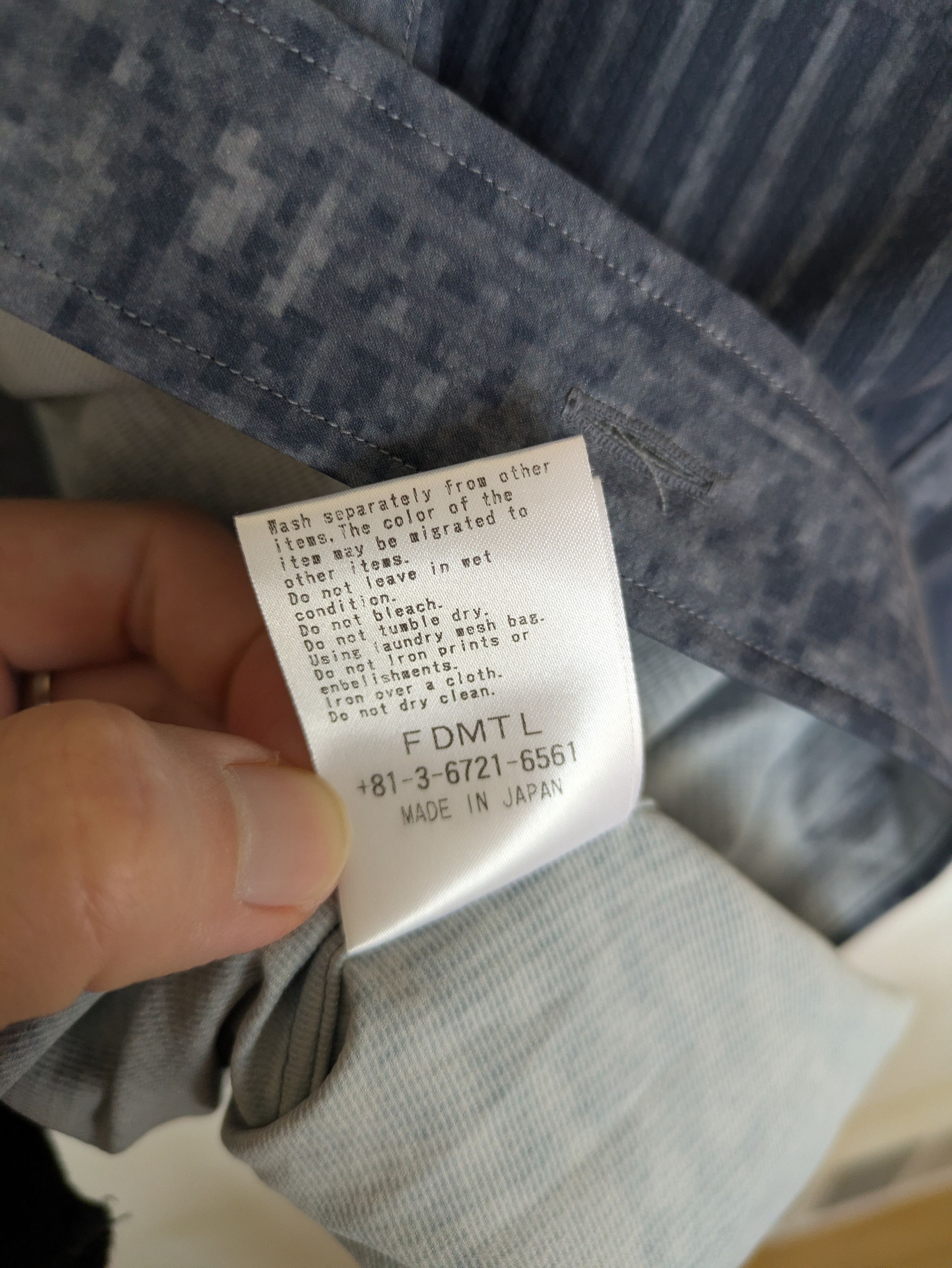 FDMTL FDMTL Digital Boro shirt Size US M / EU 48-50 / 2 - 5 Thumbnail