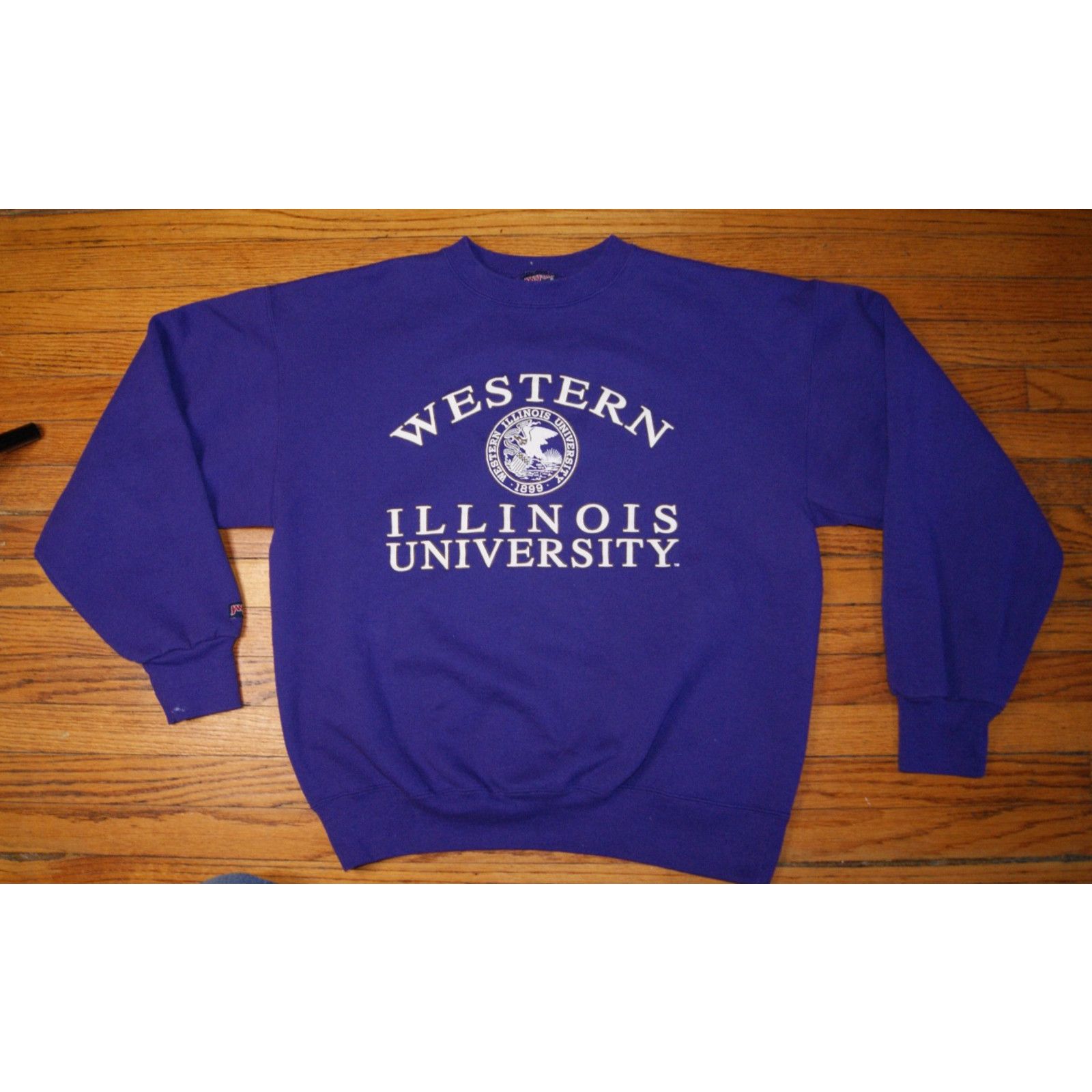 Jansport VTG Western ILLINOIS University Purple XL Sweatshirt USA Size US XL / EU 56 / 4 - 2 Thumbnail