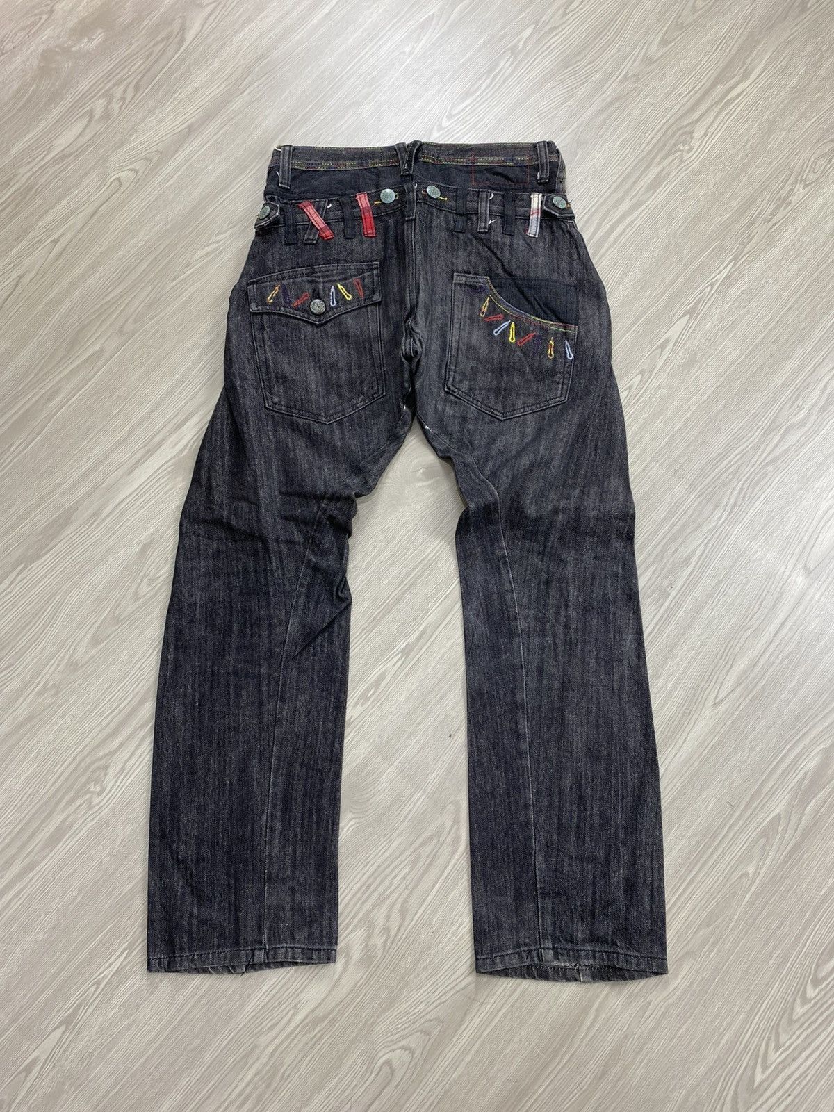 Number (N)ine 🇯🇵2000s Breathmint Double Waist Punk Multipocket Y2K Jeans Size US 29 - 22 Thumbnail