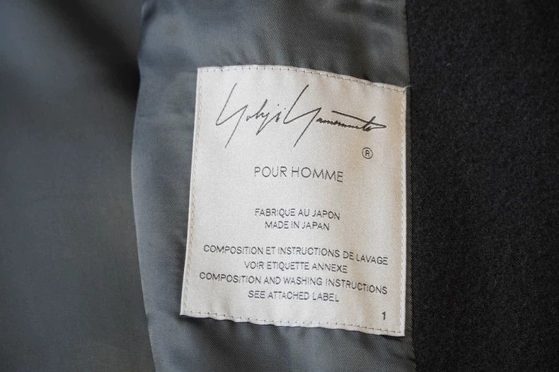 Yohji Yamamoto yohji yamamoto23AW Five-Button Standing Neck Long Jacket 25 Size US S / EU 44-46 / 1 - 7 Thumbnail