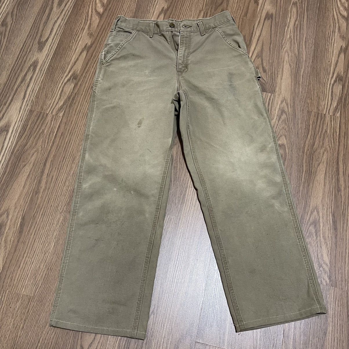 Carhartt BEIGE TAN CARHARTT CARPENTER 30 x 34 PANTS Size US 30 / EU 46 - 1 Thumbnail