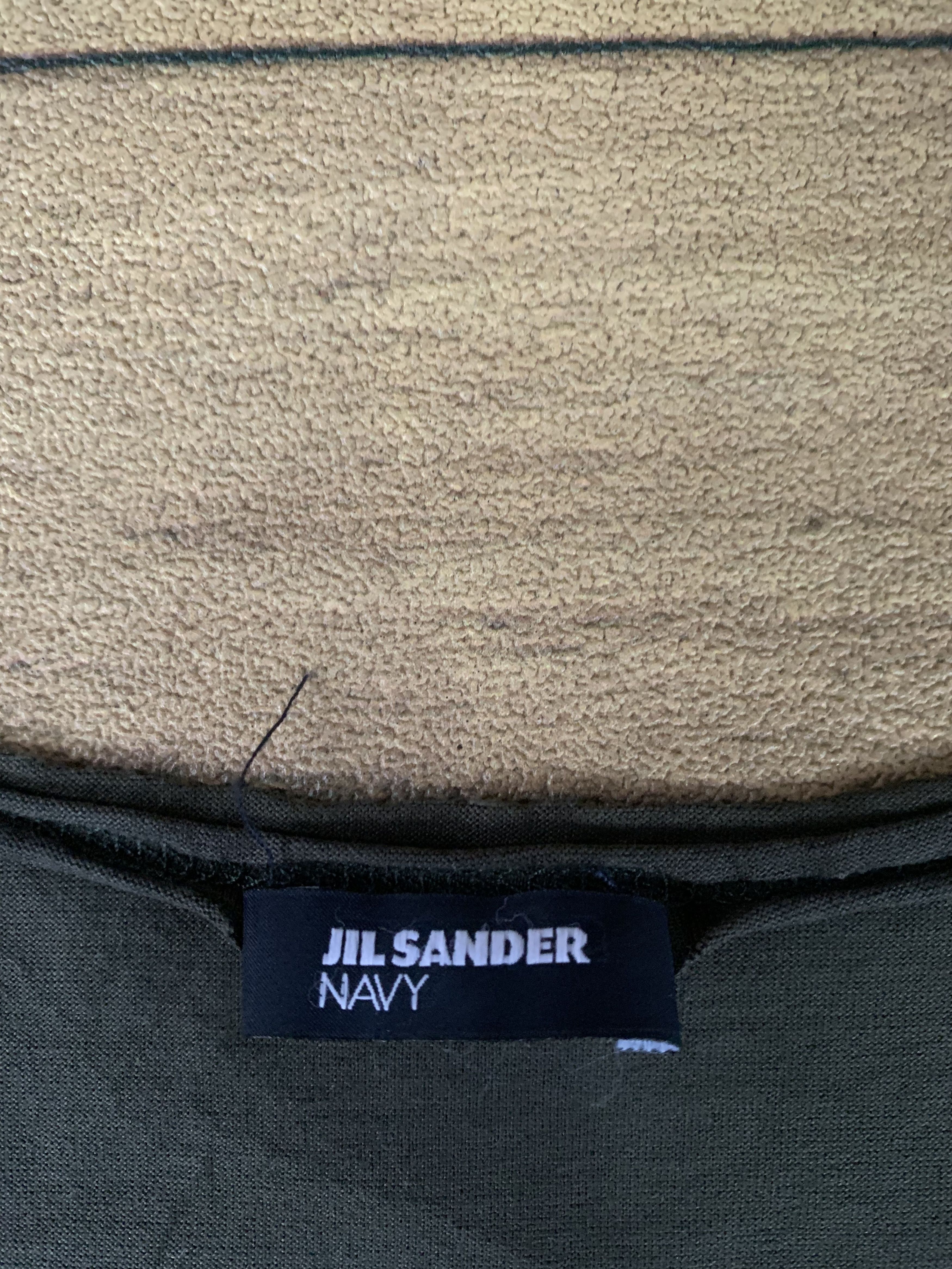Jil Sander Jil sander navy freen colour with back patch Size L / US 10 / IT 46 - 3 Thumbnail