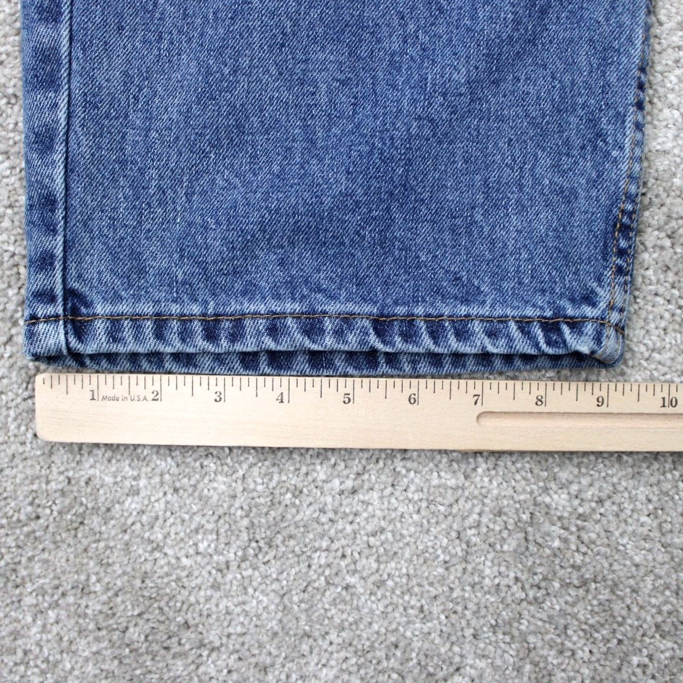 Levi's Levi's 550 Jeans Mens 46x30 Blue Relaxed Fit 5-Pocket Denim Cotton Straight Size US 30 / EU 46 - 5 Thumbnail