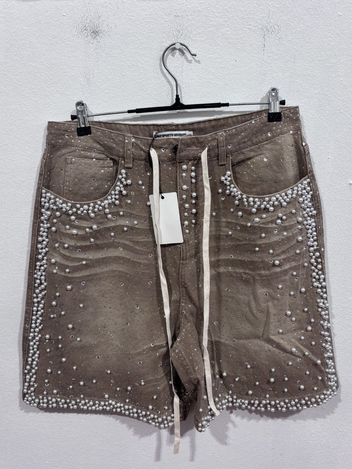 Vale Vale Forever Sand Storm Jean Shorts Tan Size US 30 / EU 46 - 1 Thumbnail