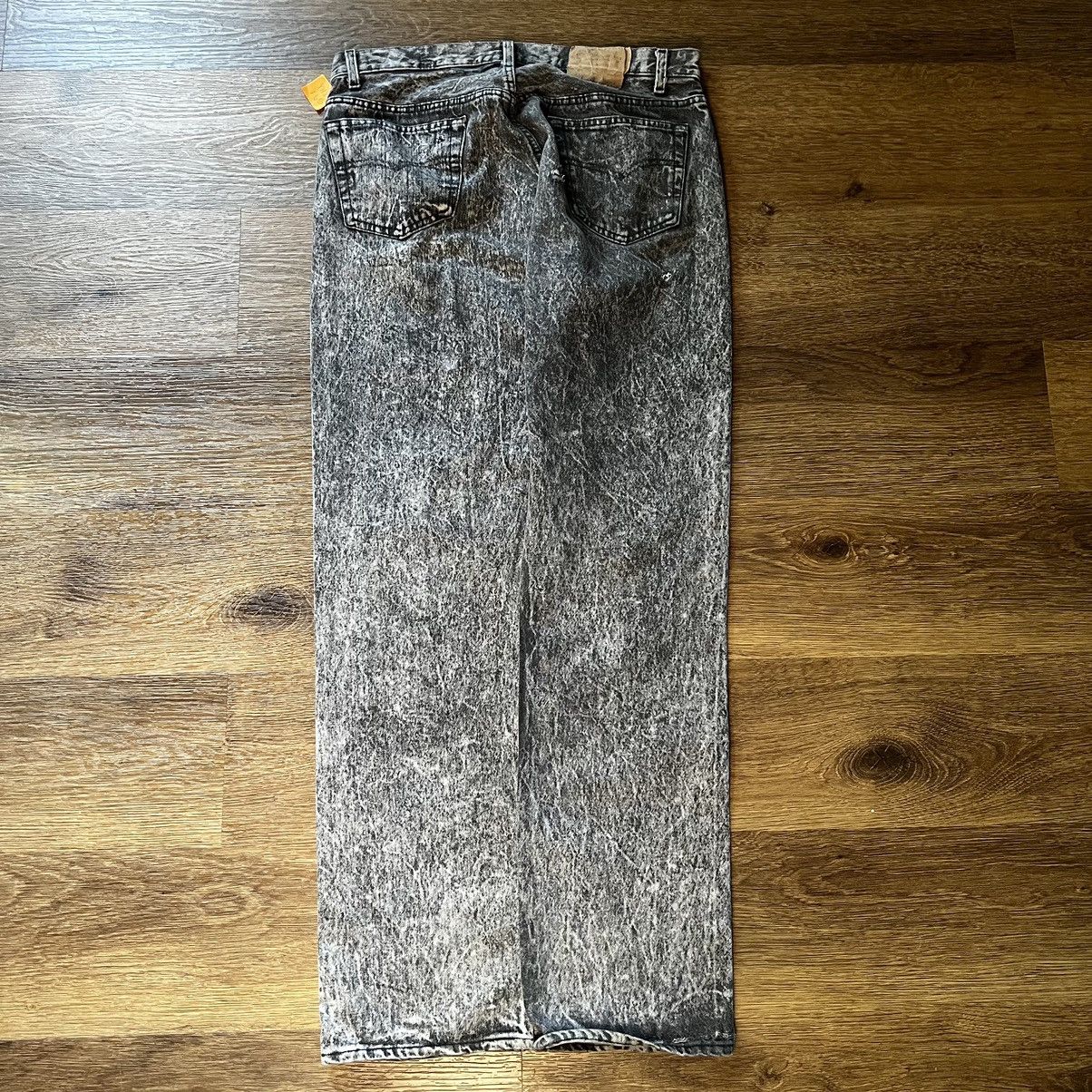 Levi's × Vintage Black Acid wash Vintage Levi's Size US 34 / EU 50 - 7 Thumbnail