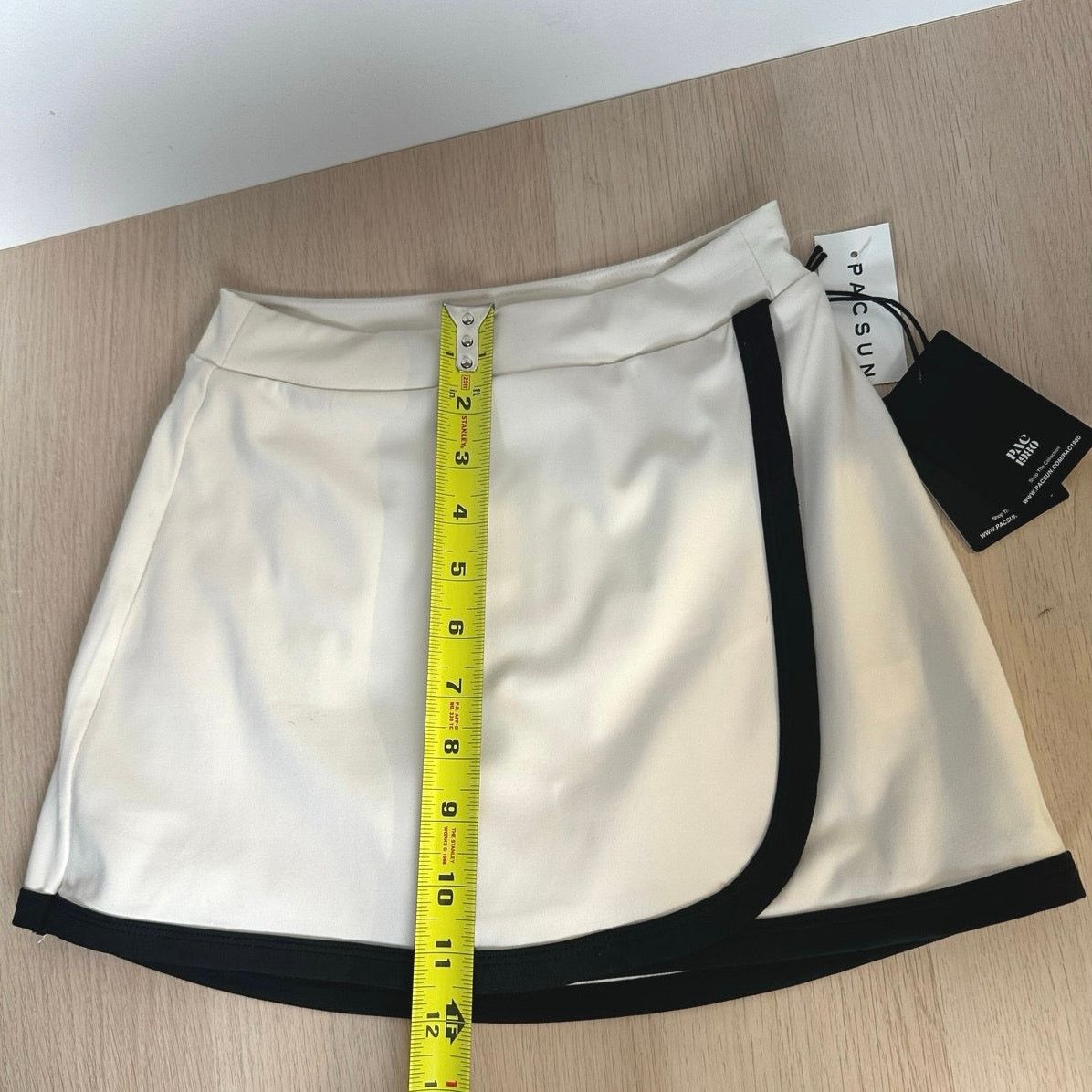 Pacsun PAC 1980 PAC WHISPER Active White Mini Skort - Size XS Size 26" / US 2 / IT 38 - 8 Thumbnail
