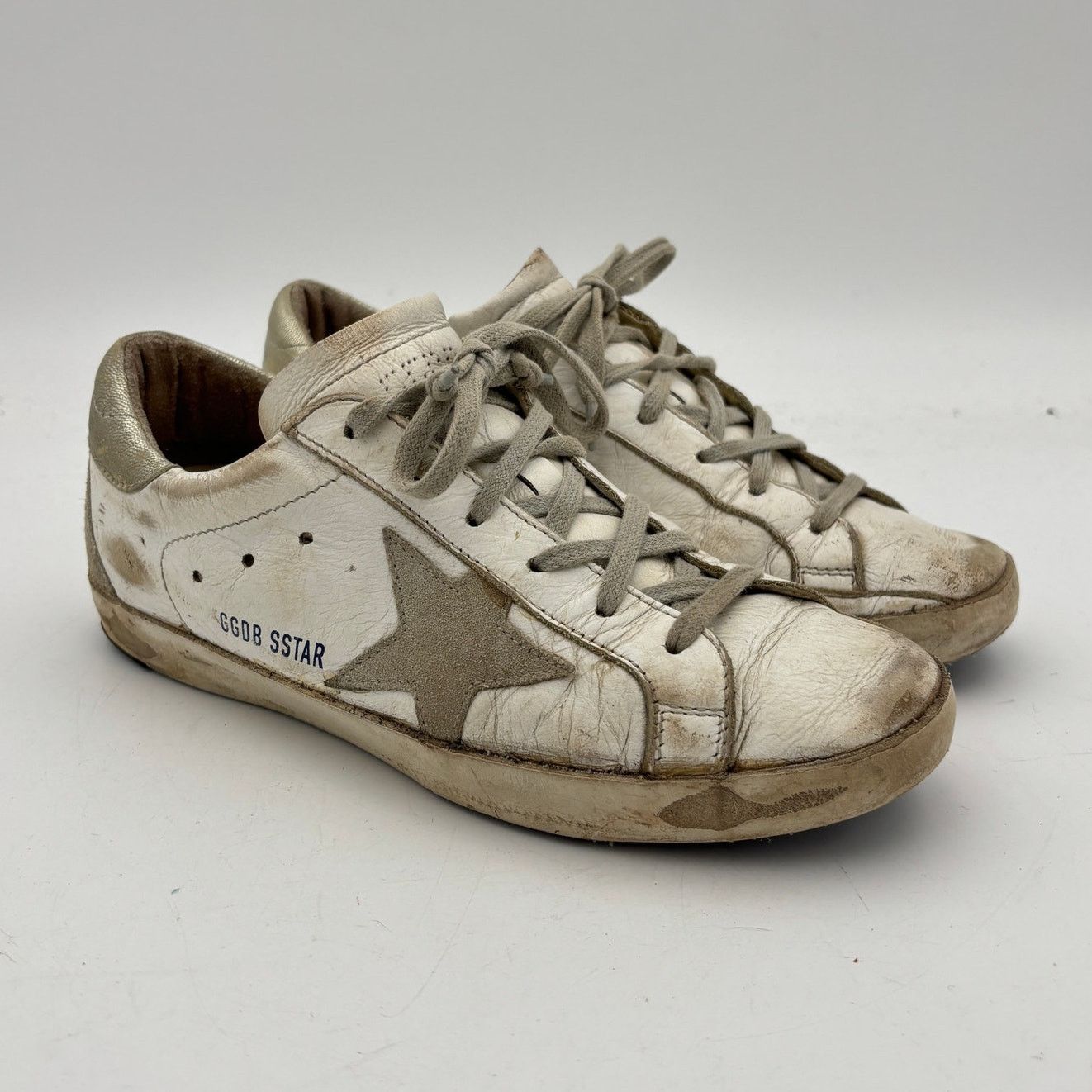 Golden Goose Golden Goose Superstar GGDB Leather Sneakers Women's 38 US 8 Size US 8 / IT 38 - 1 Thumbnail