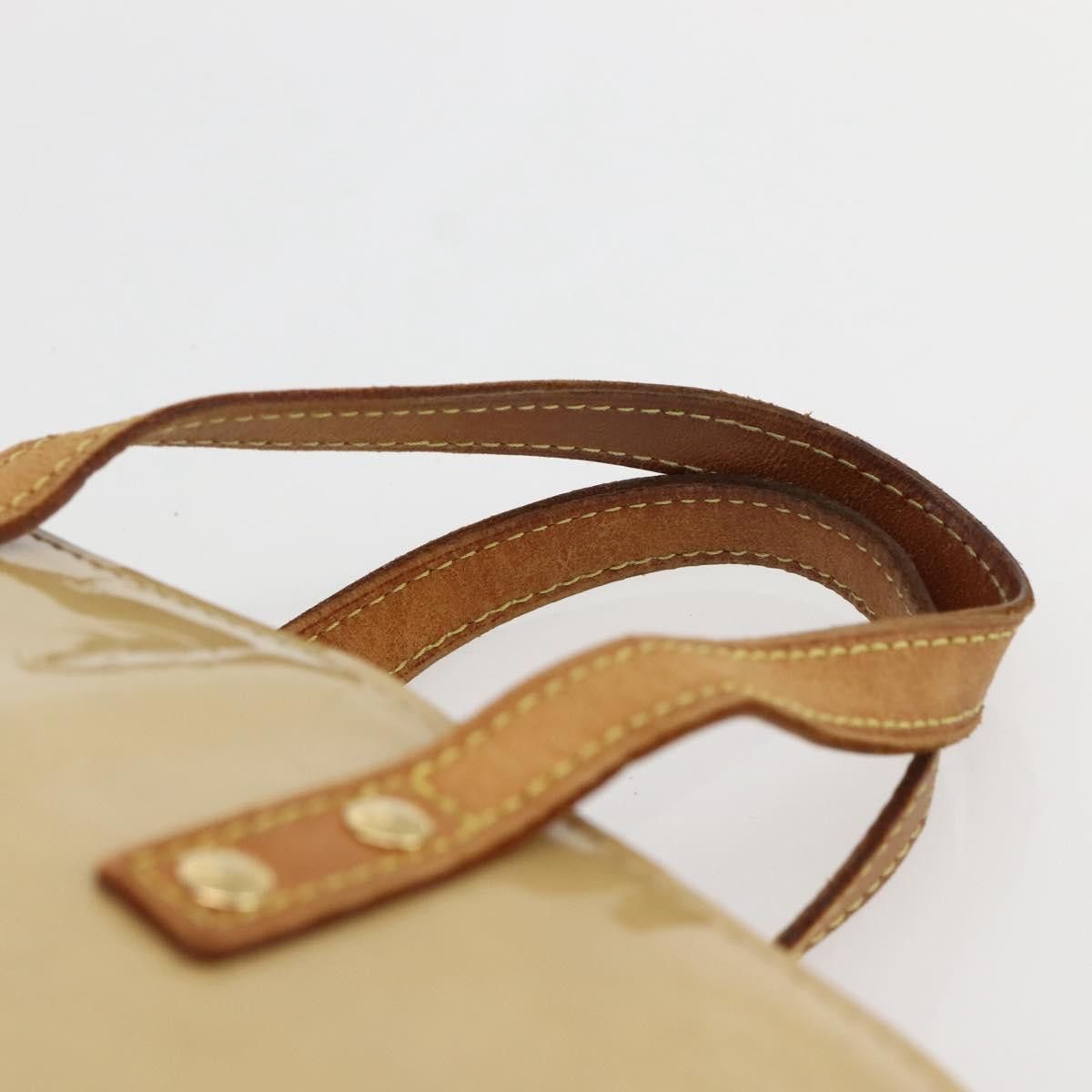 Louis Vuitton LOUIS VUITTON Monogram Vernis Reade PM Hand Bag Beige M91334 Size ONE SIZE - 8 Thumbnail