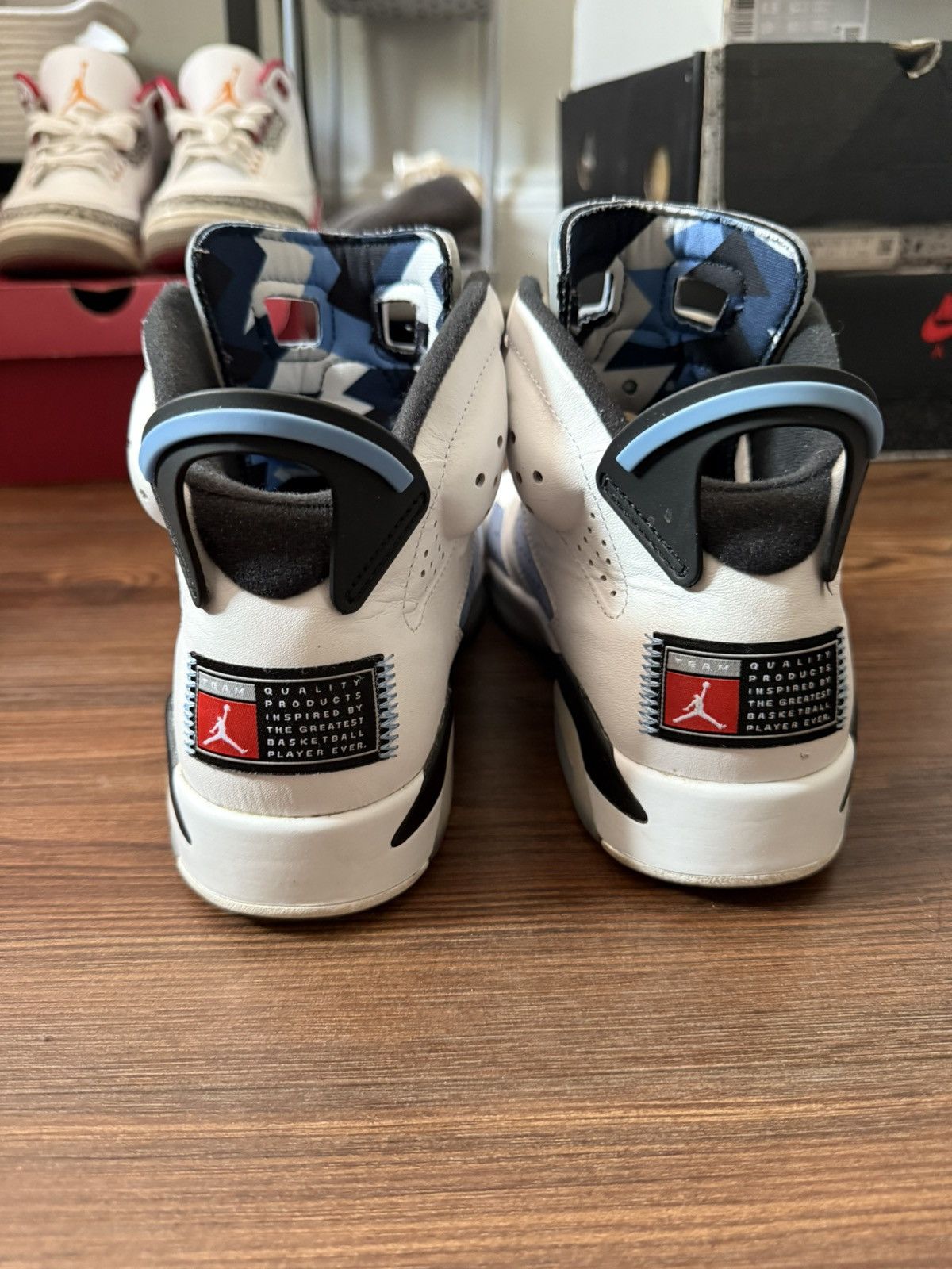 Nike Jordan 6 UNC Size US 9.5 / EU 42-43 - 4 Thumbnail